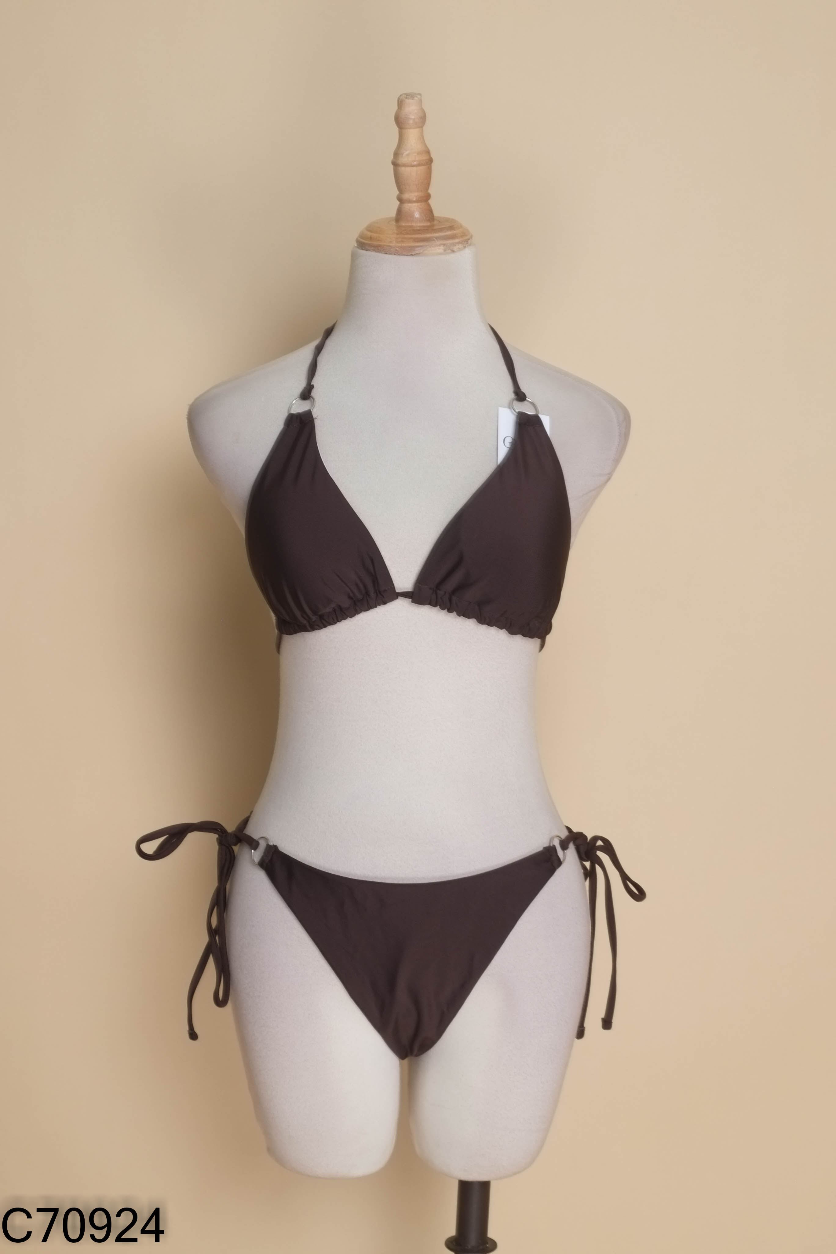 Set bikini nâu