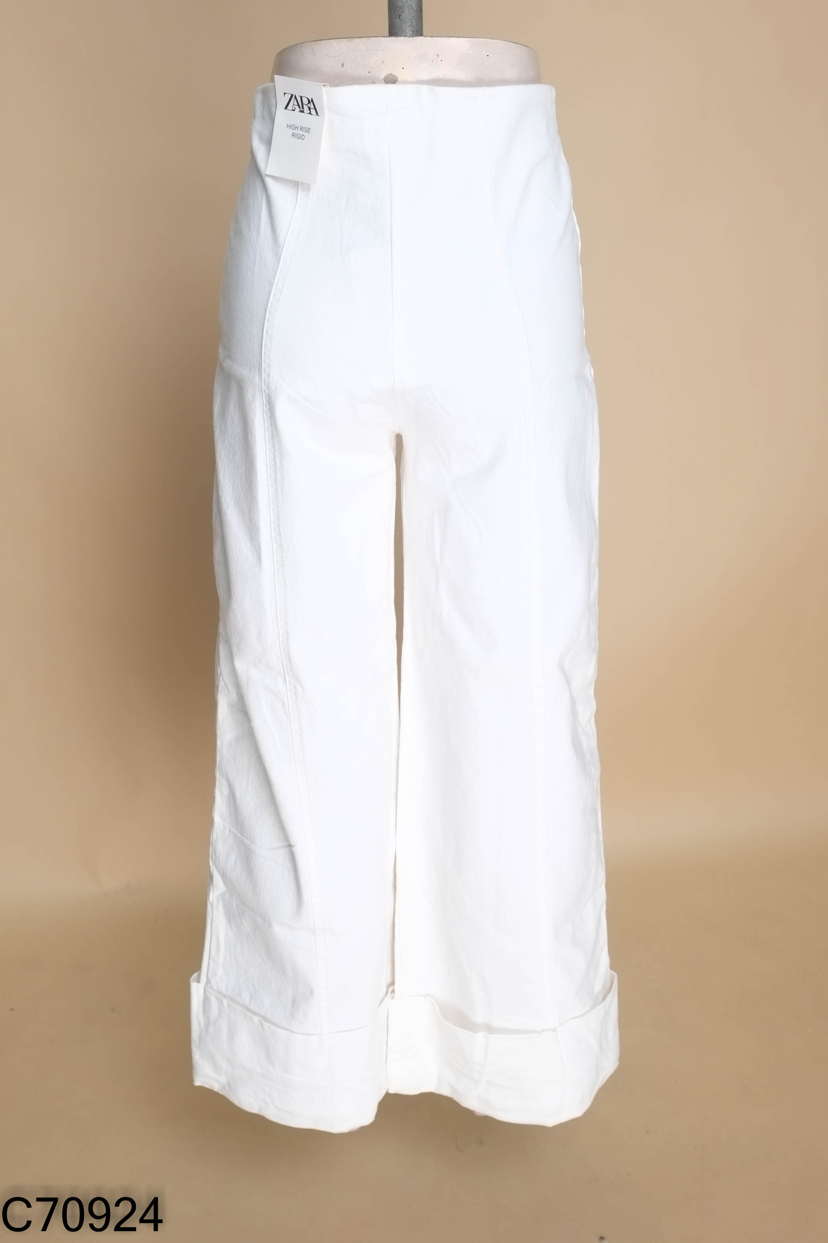 NEWTAG Quần ZARA (xuất ) jeans trắng
