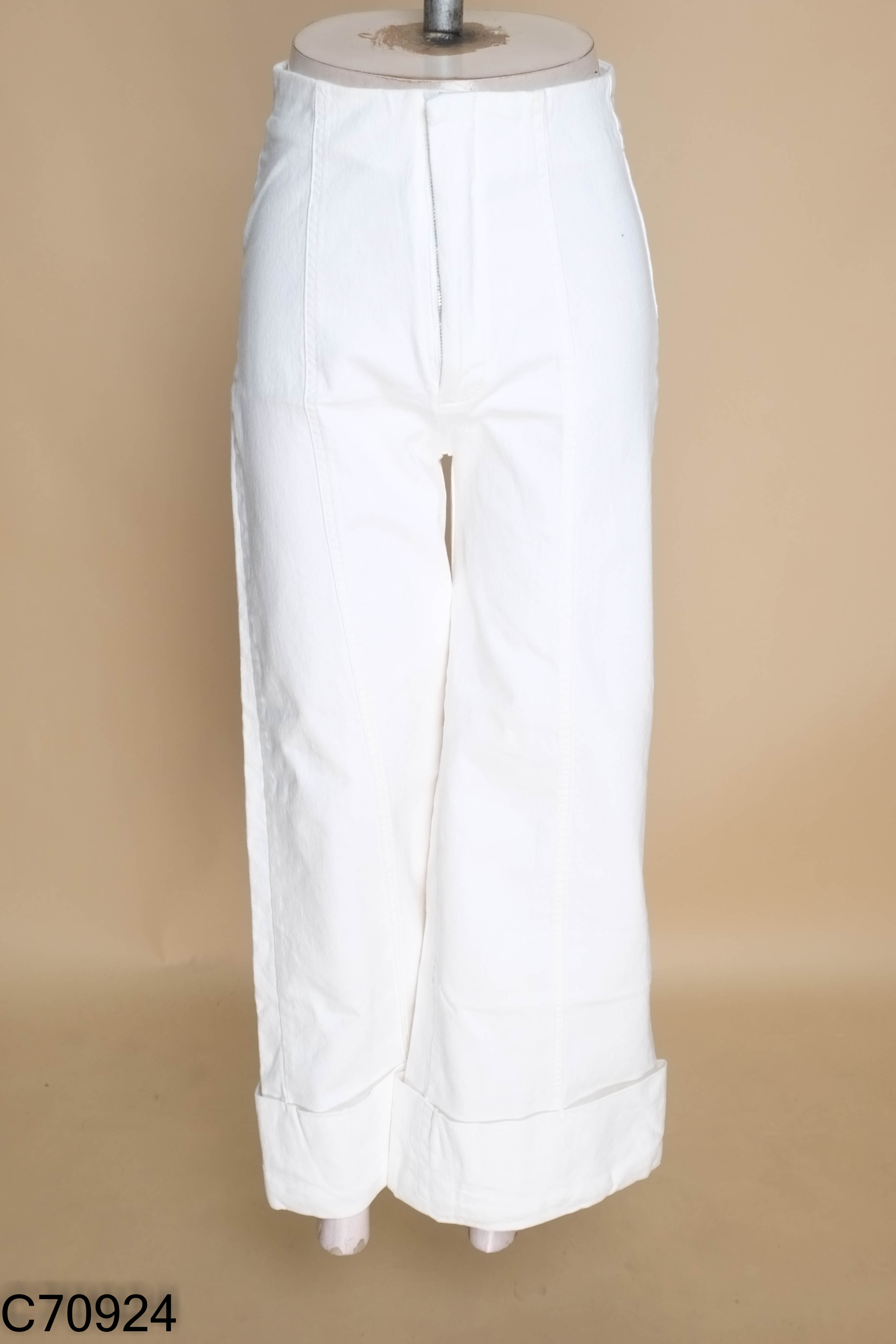 NEWTAG Quần ZARA (xuất ) jeans trắng