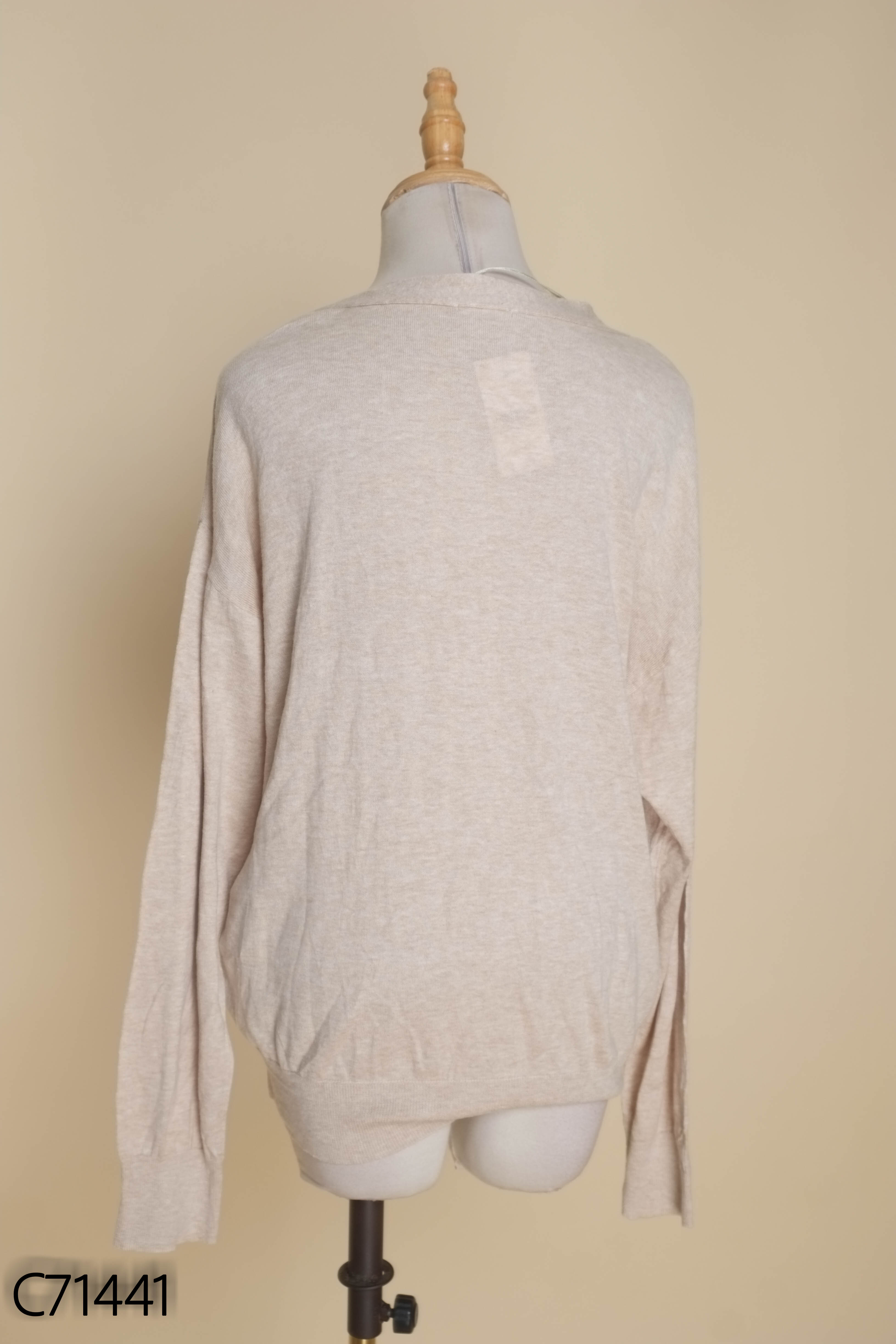 Cardigan nâu mỏng