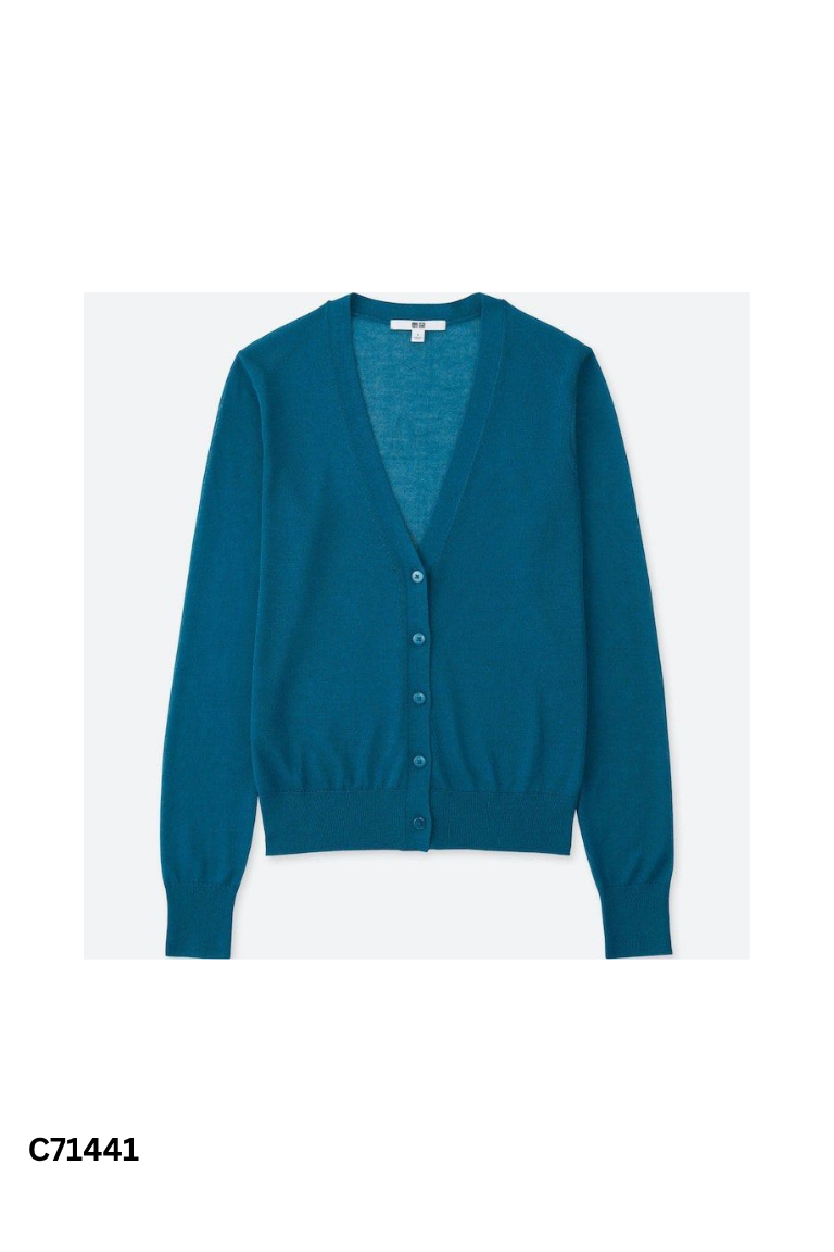 Cardigan xanh mỏng UNIQLO
