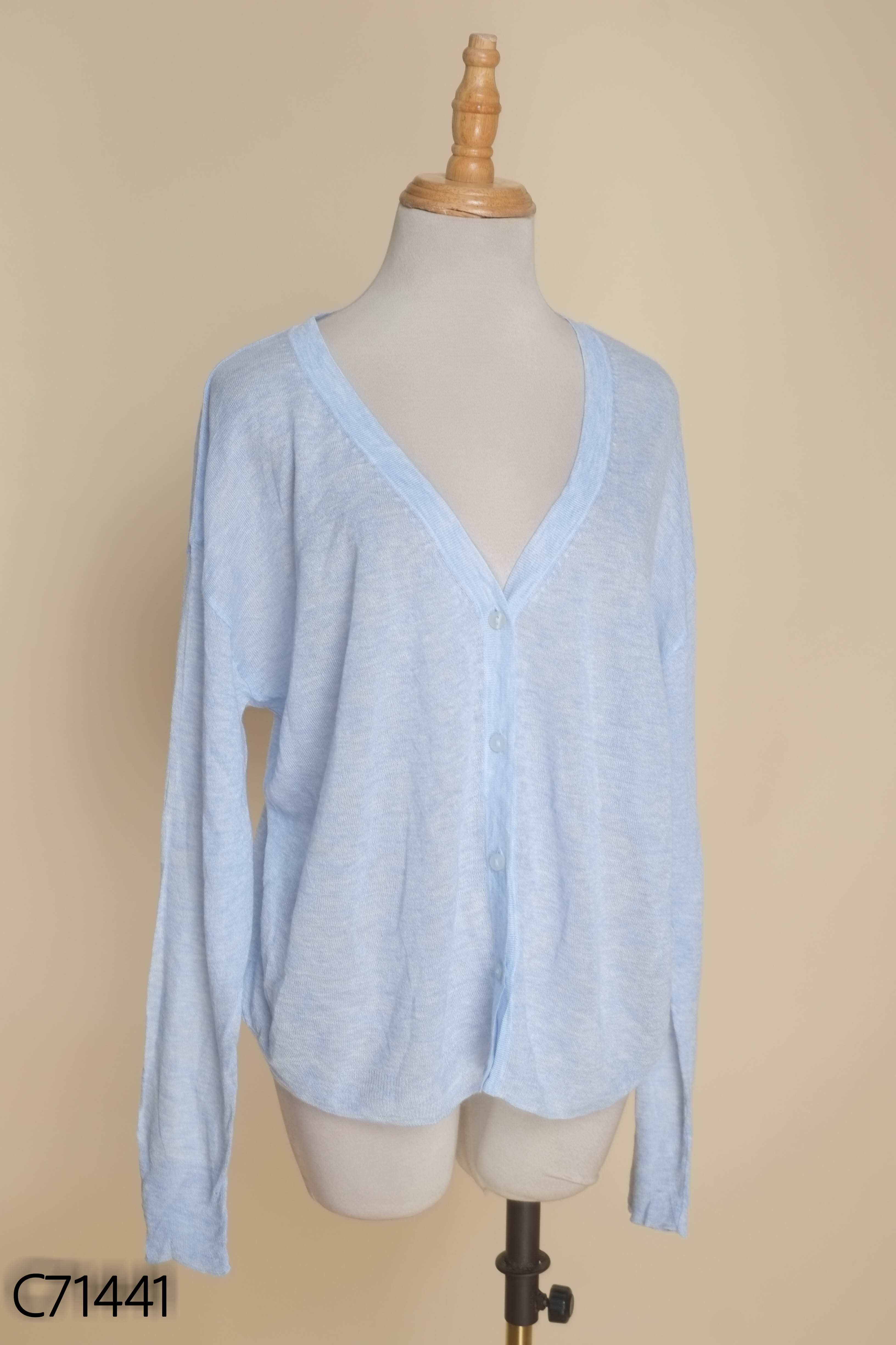 Cardigan xanh mỏng HM