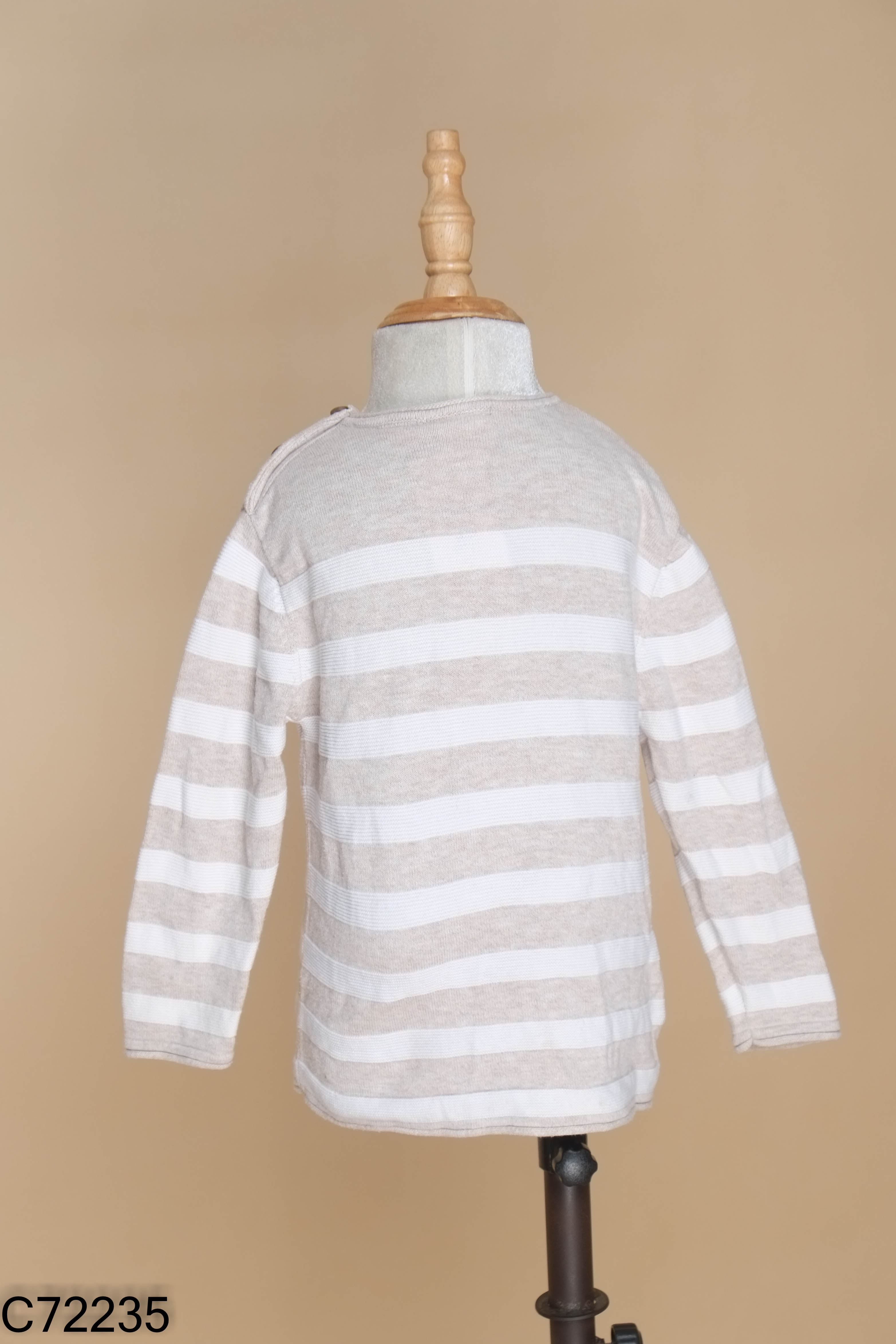 Áo len dệt be ZARA kids