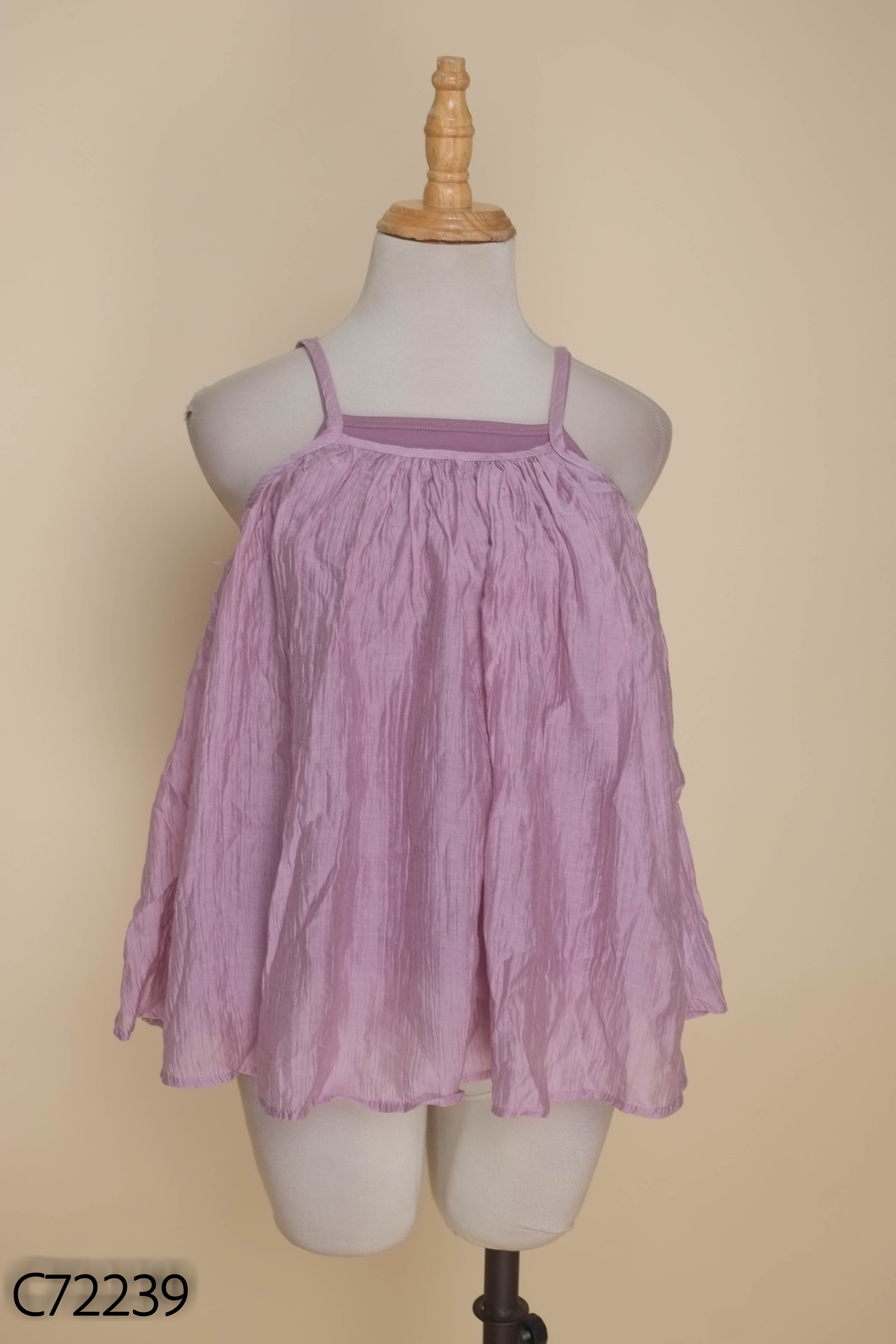 SET áo babydoll 2 dây tím+ 2 dây