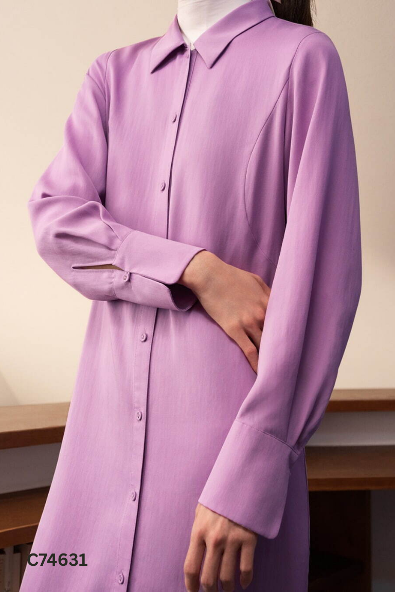 Váy UNIQLO tím dài