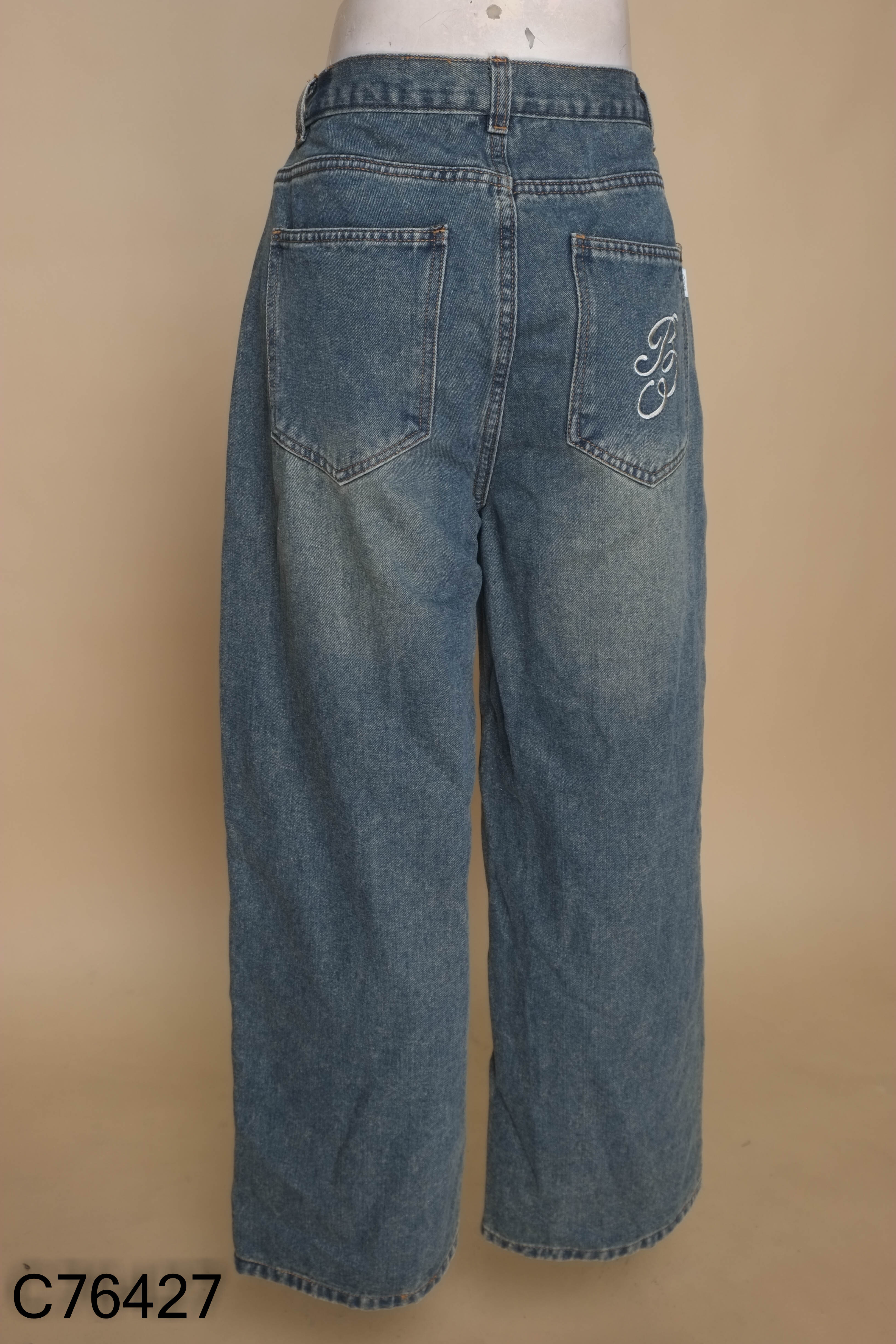 Quần BOO jeans xanh suông