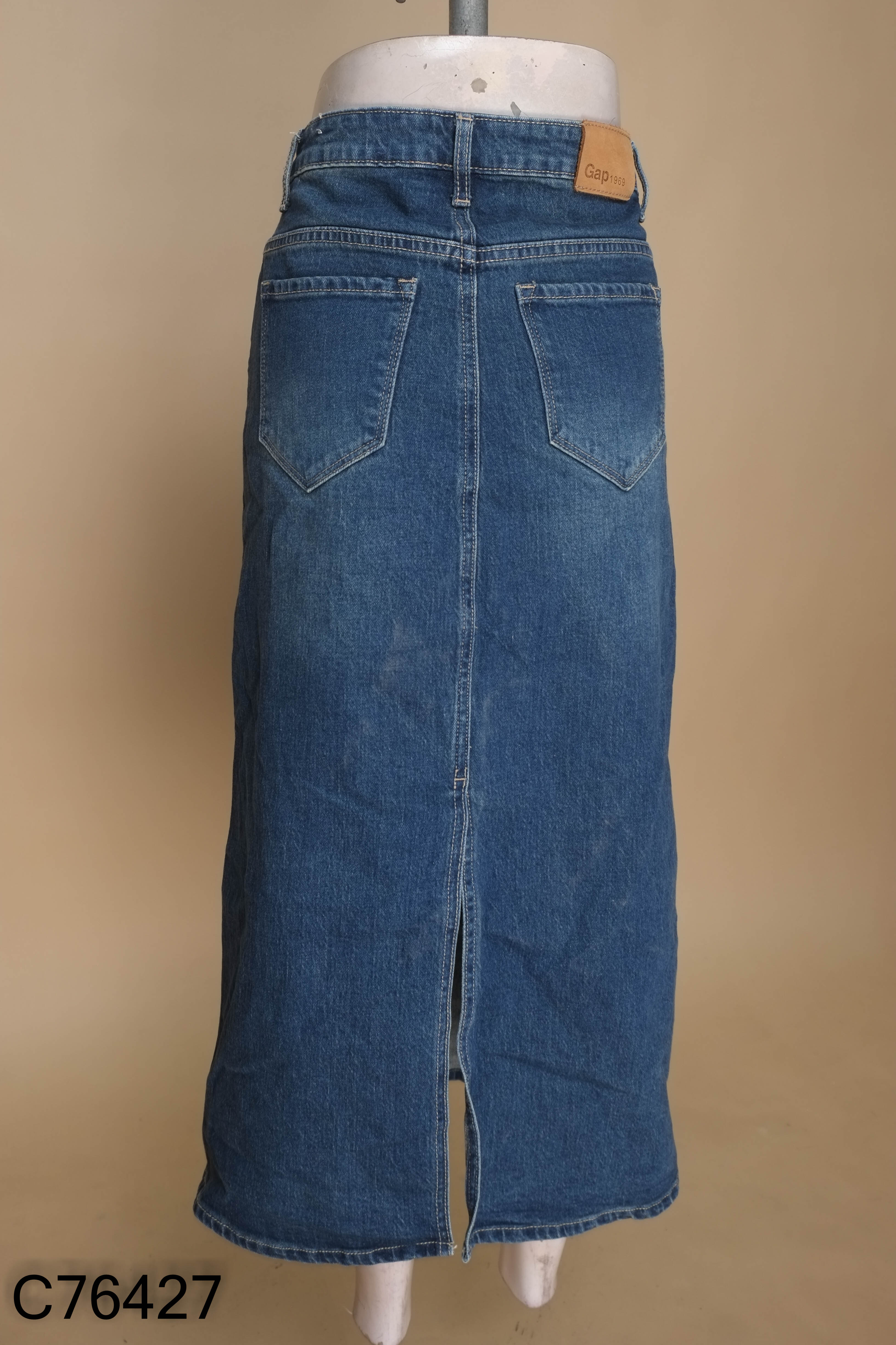 Chân váy jeans xanh