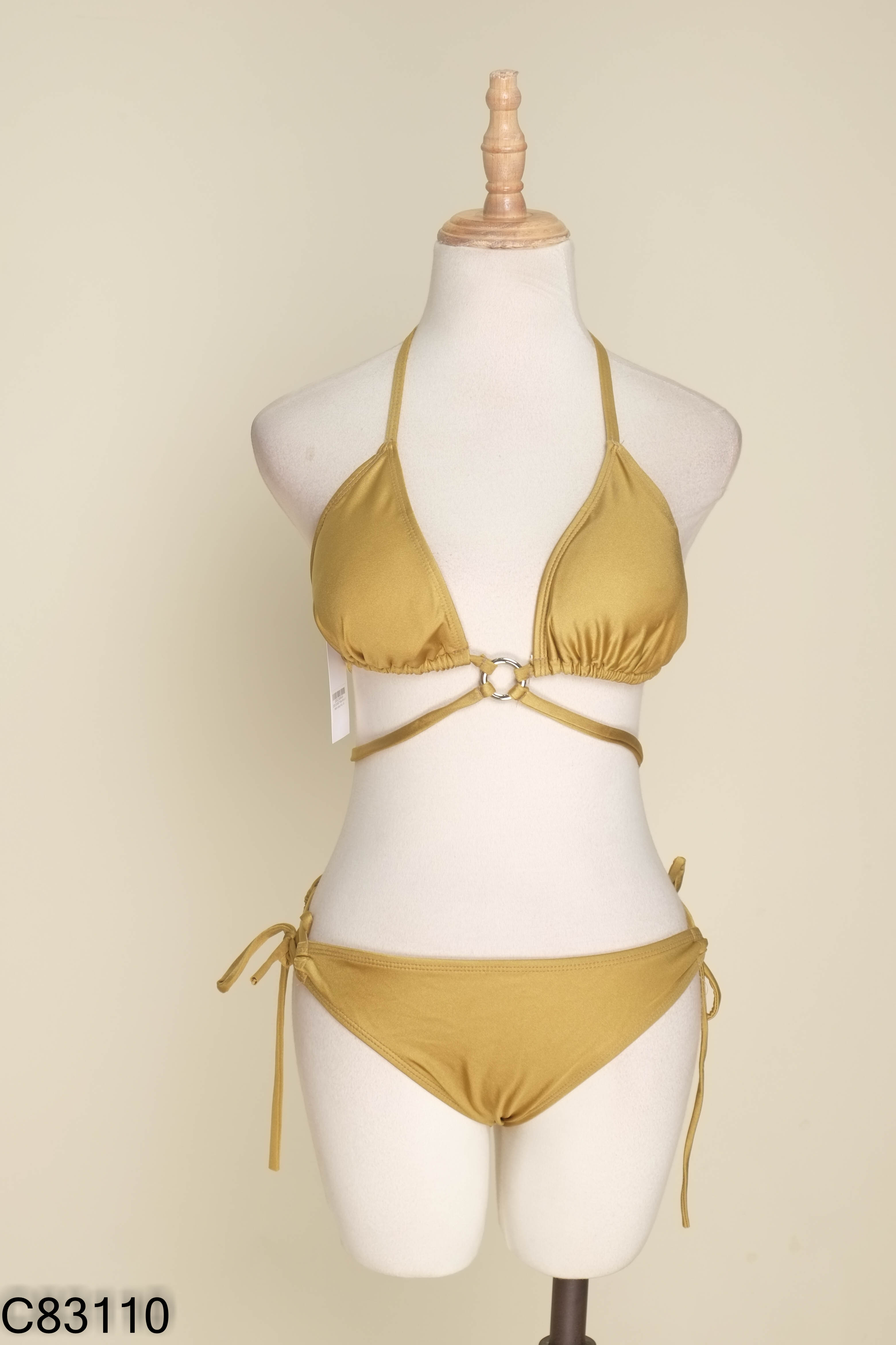 Set Bikini 2 mảnh vàng nhũ