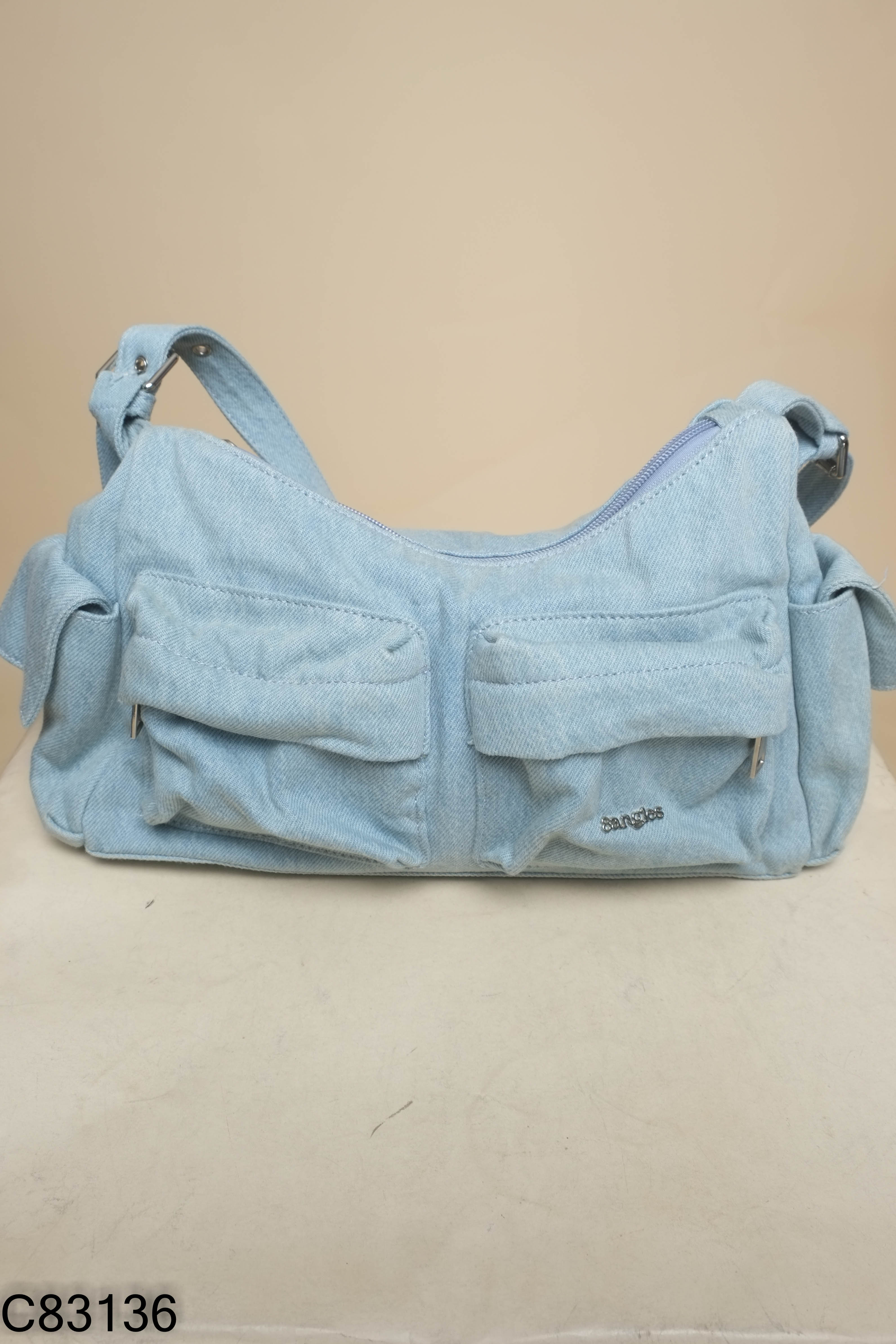 Túi xách jeans 8ANGLES xanh