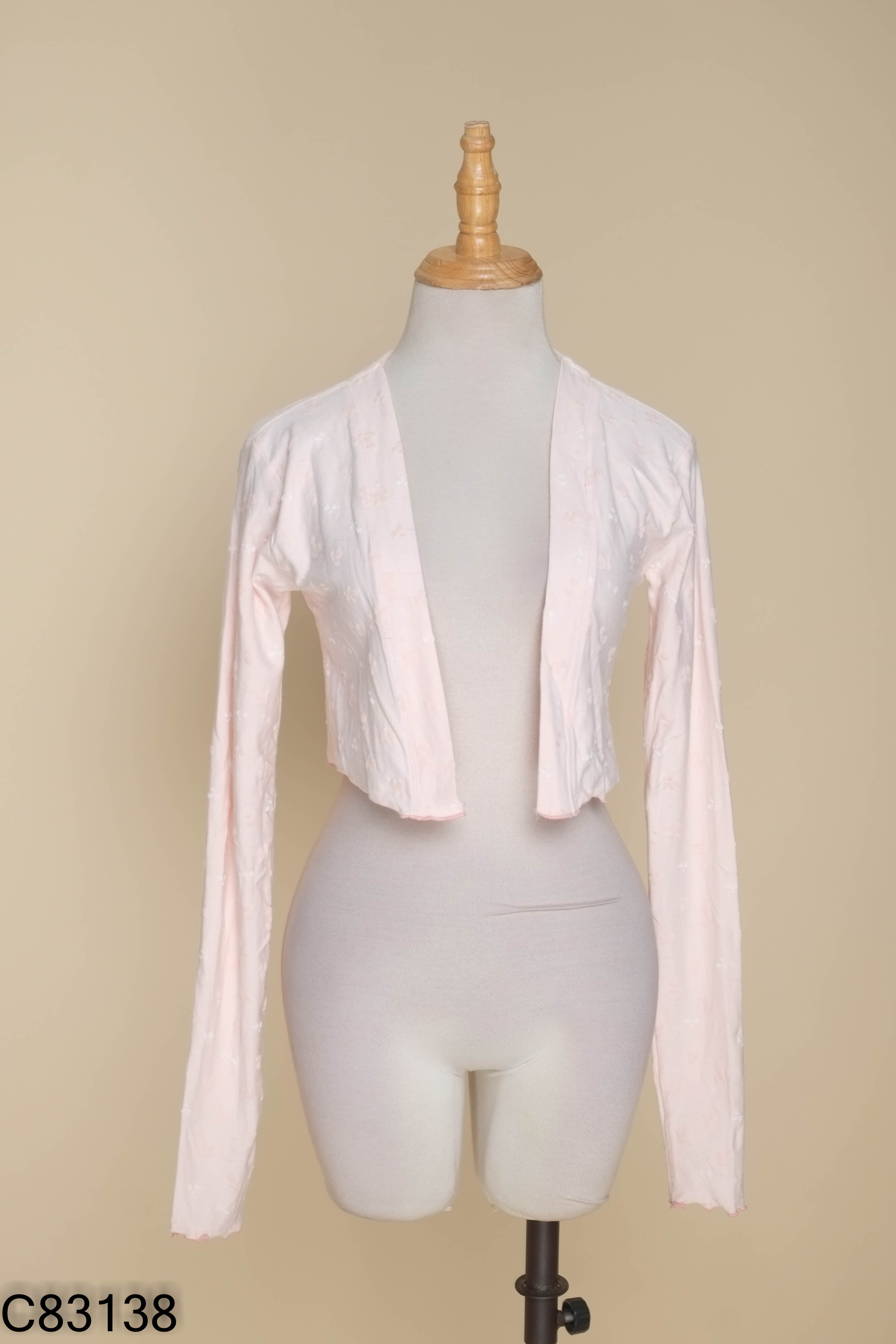 Cardigan hồng RED BOAN họa tiết