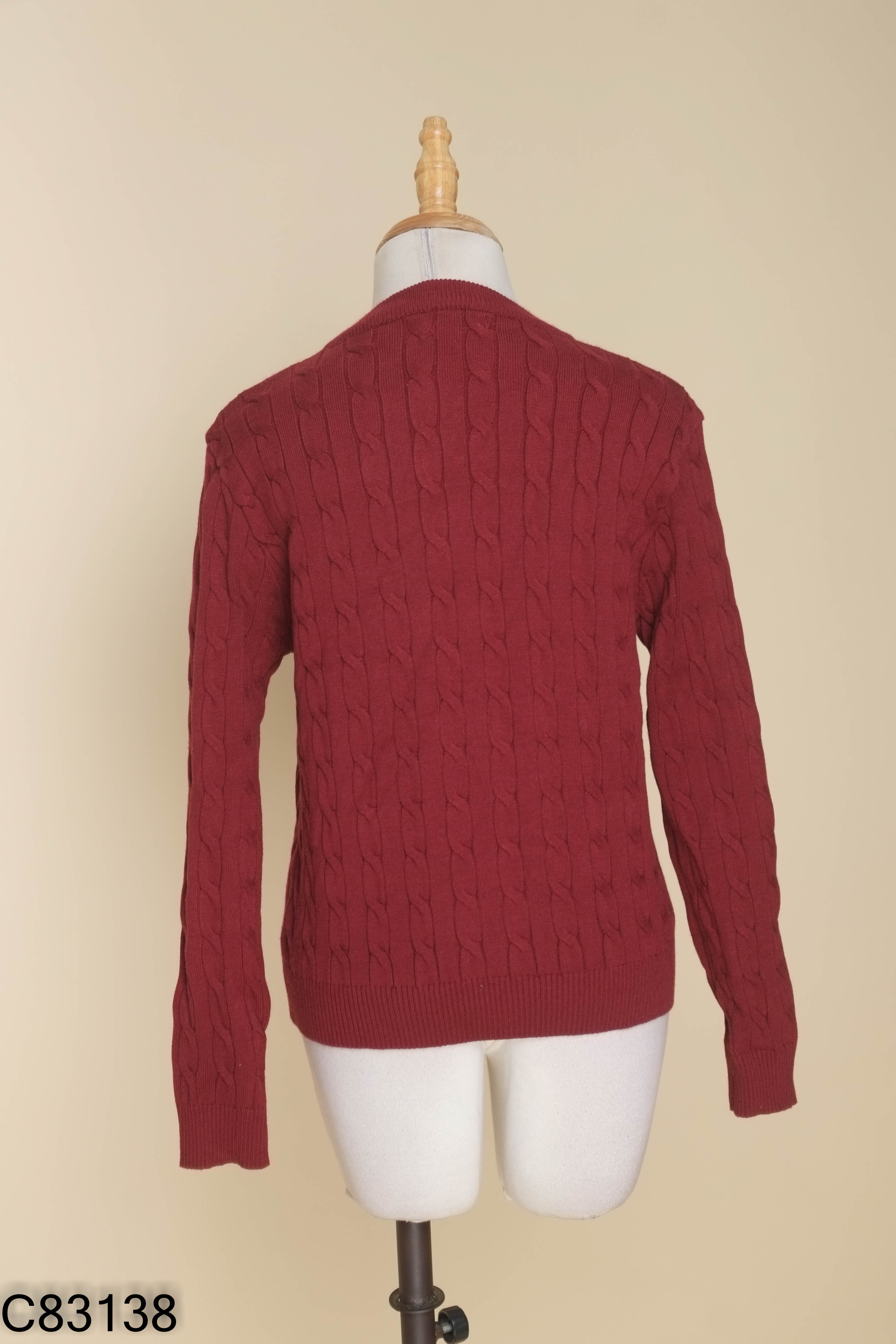 Cardigan DELIZ VN len đỏ thừng