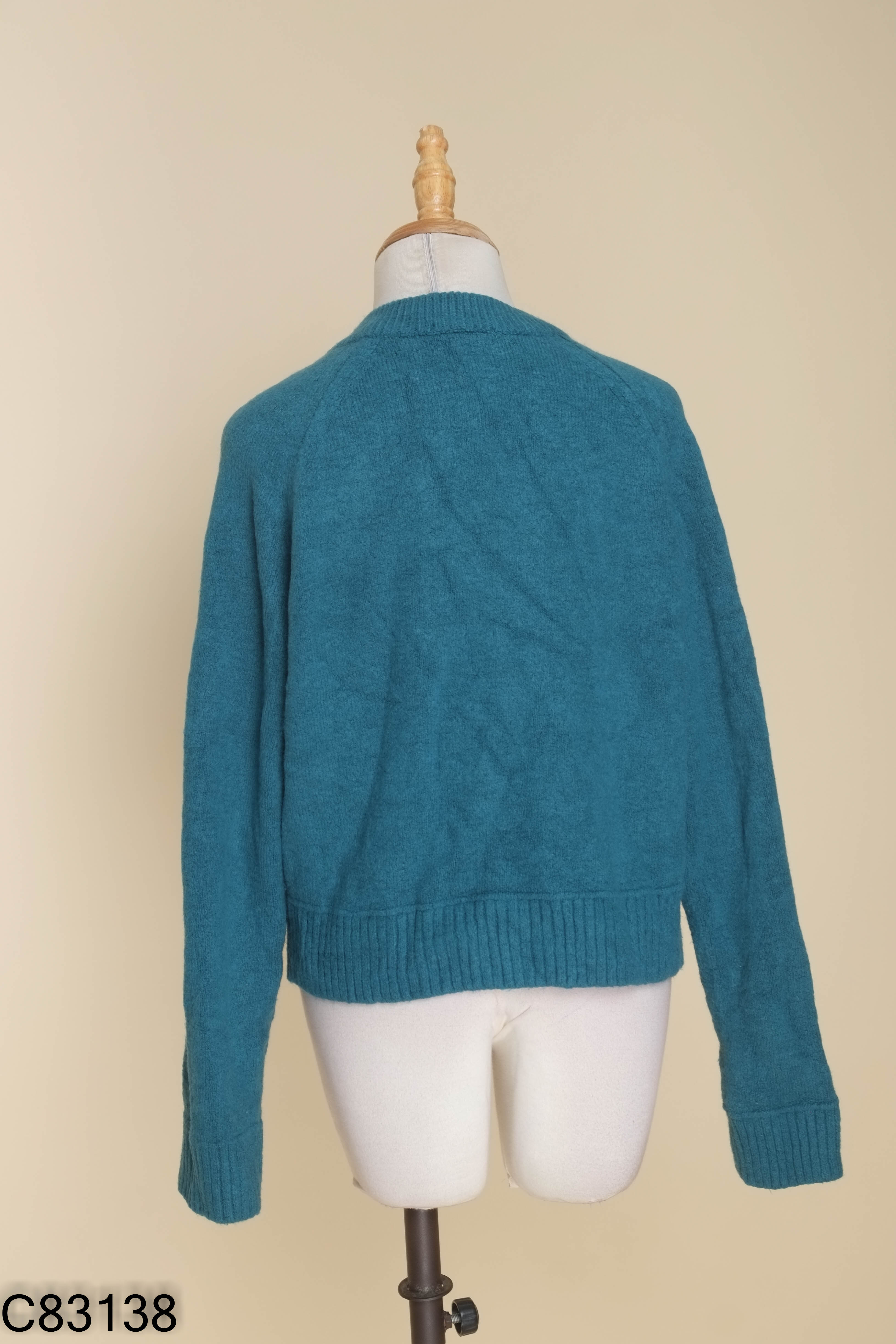 Cardigan xanh GU dài tay