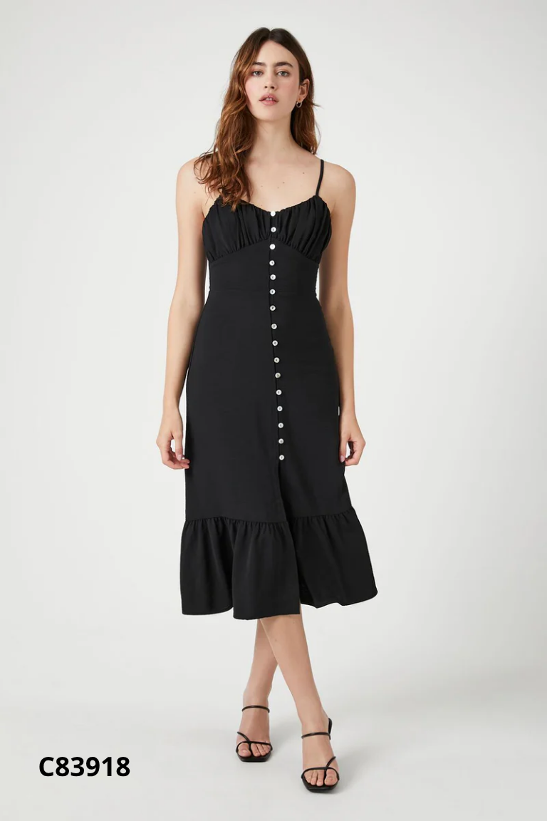 Váy FOREVER 21 đen 2 dây