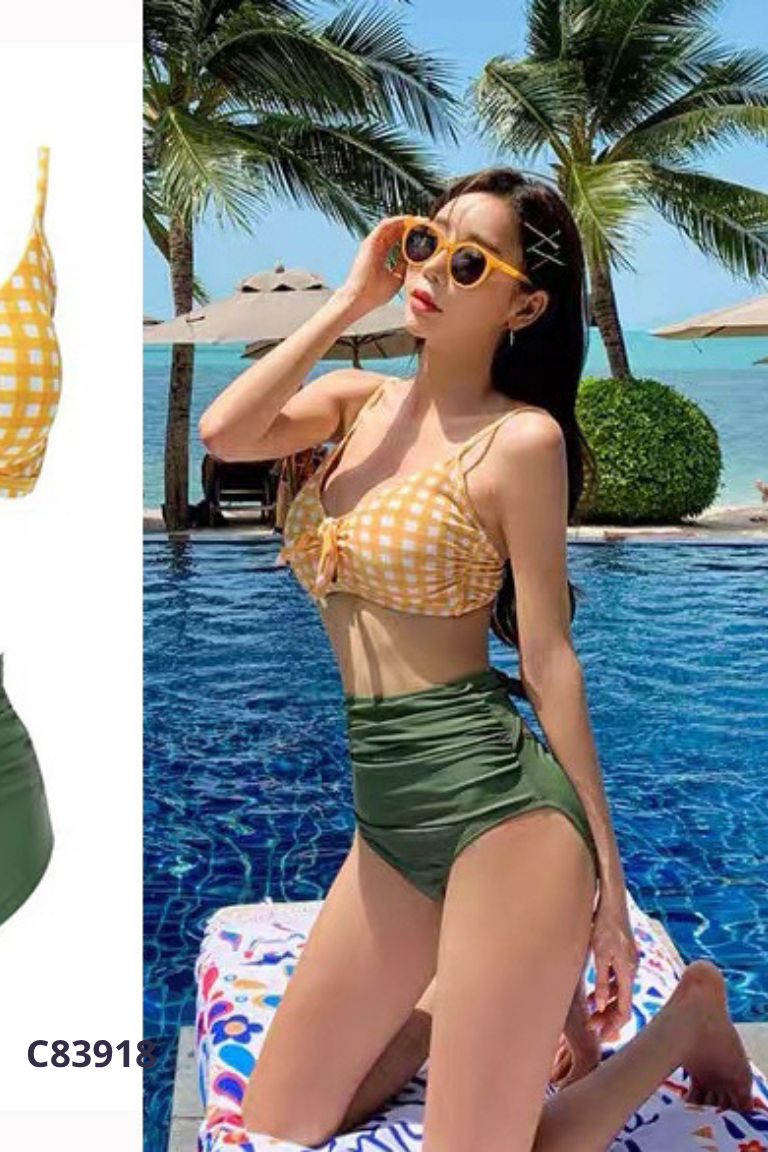 SET áo bơi vàng+ quần