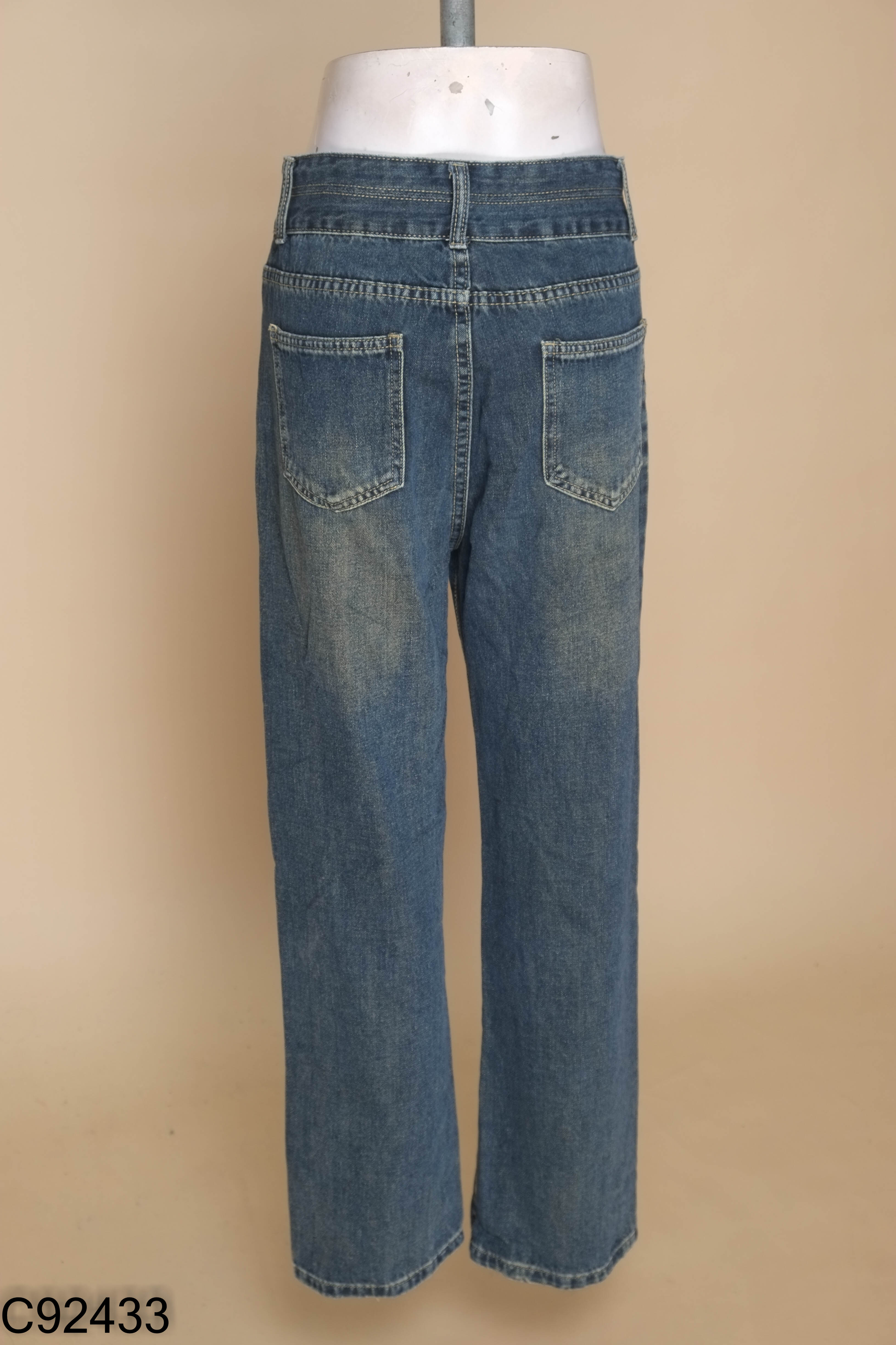 Quần jeans xanh TWELVESQUARE dáng suông