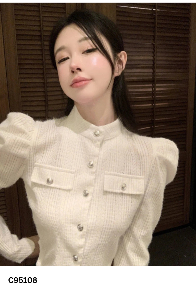 Áo len E. SU be tay bồng