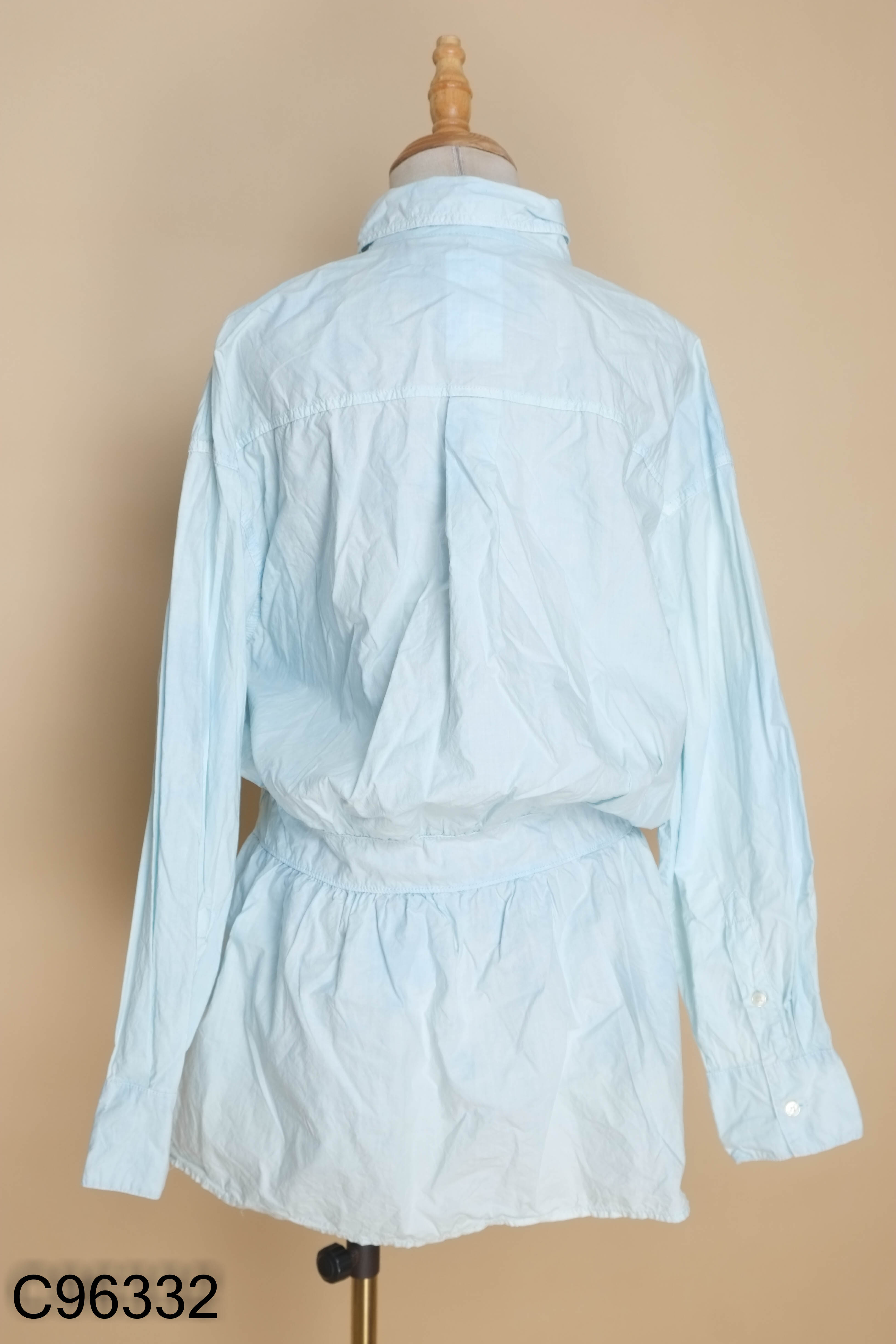 Váy H&M xanh thô sơ mi