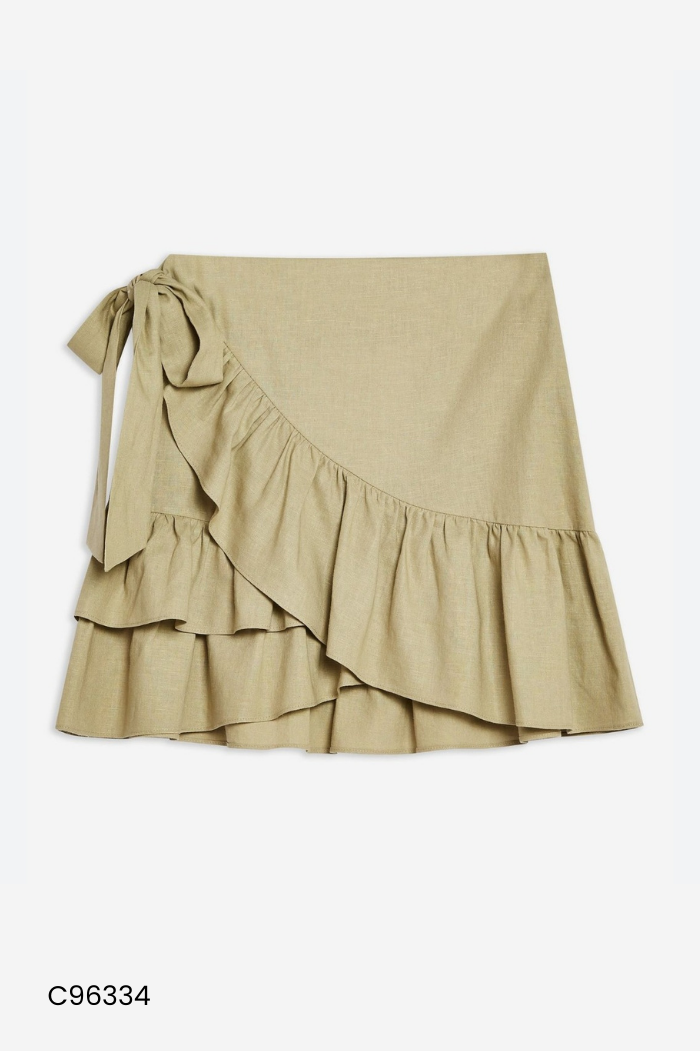 NEWTAG Chân váy linen TOPSHOP be bèo