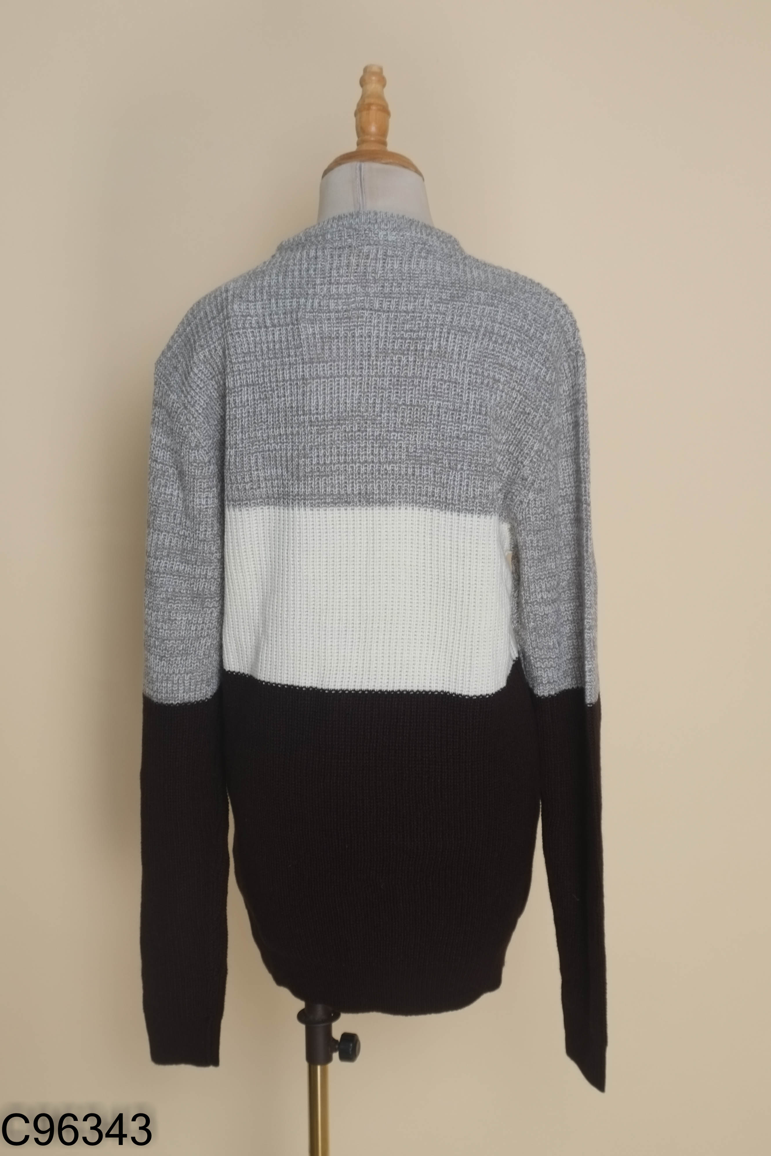 NEWTAG Áo len LEE COOPER xám mix be