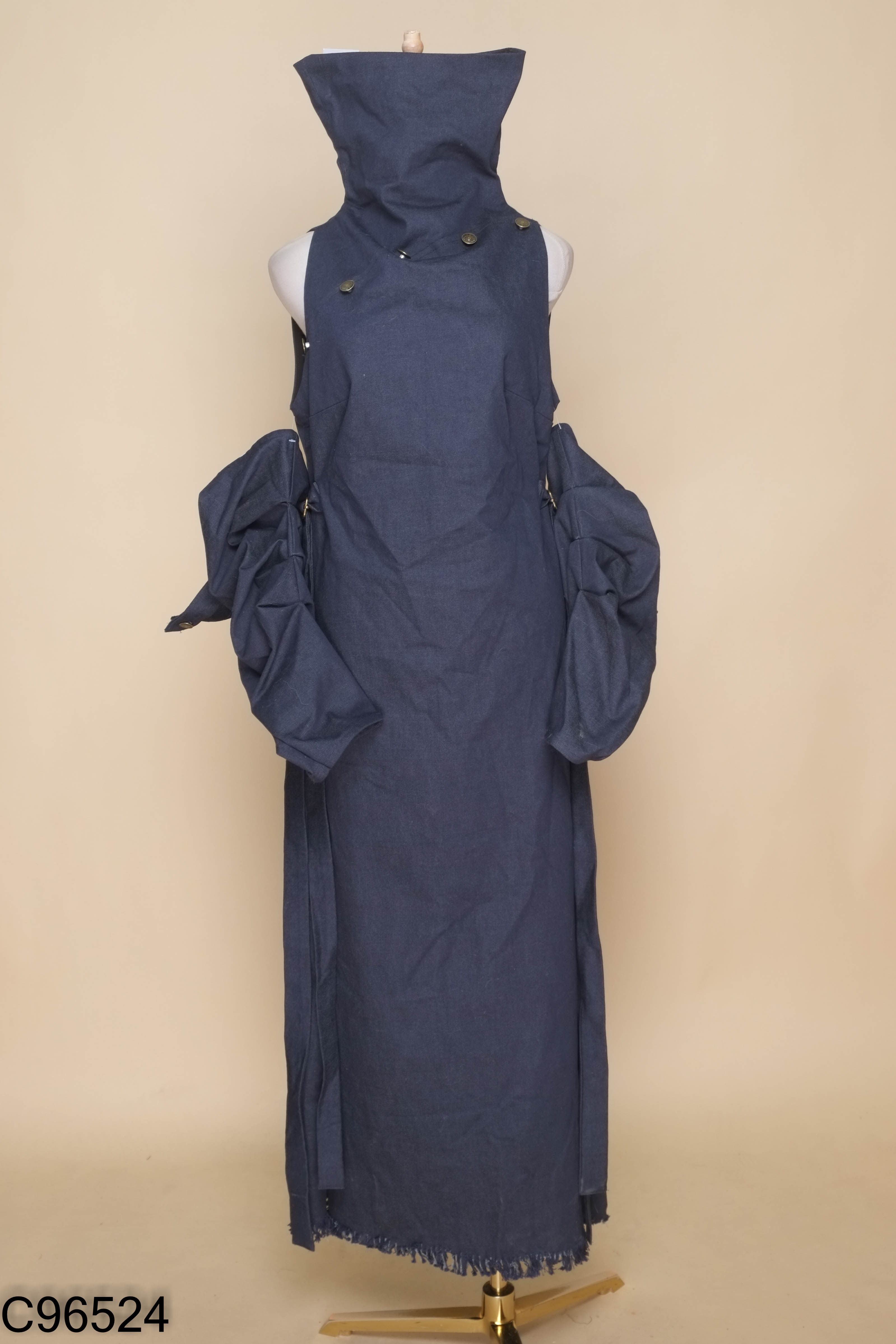 Set Váy jeans xanh phối tay dời