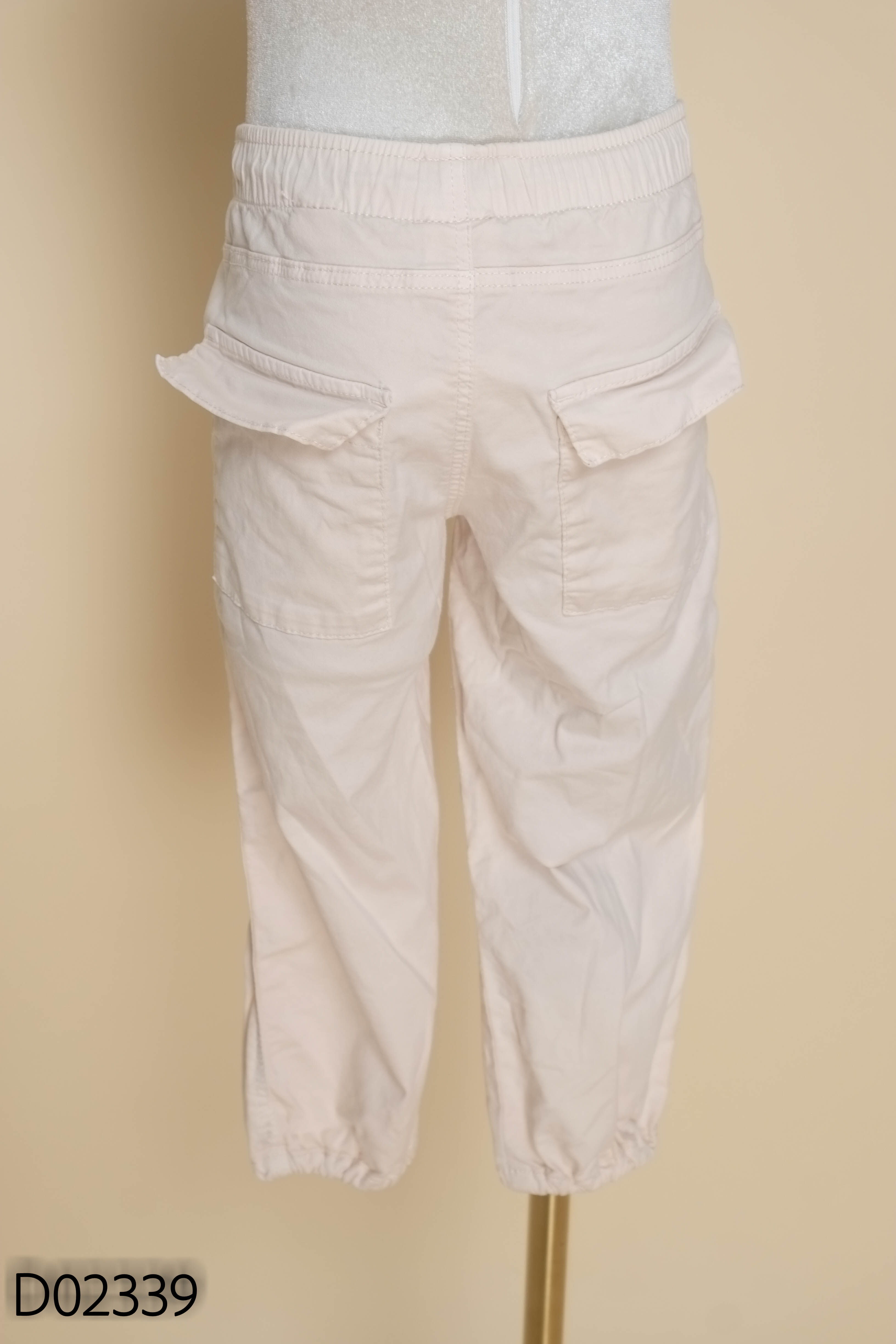 Quần kaki be ZARA kids cạp chun