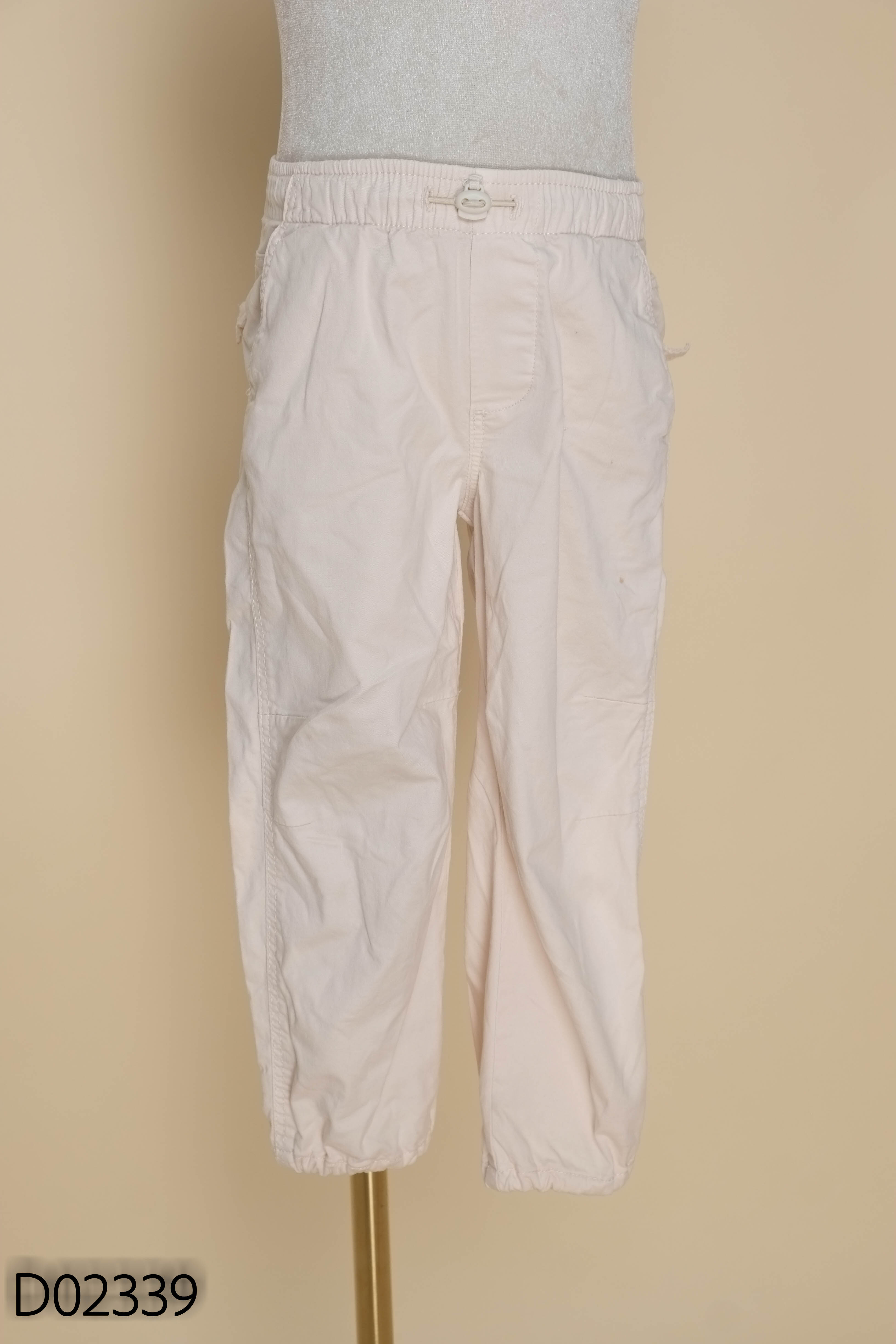 Quần kaki be ZARA kids cạp chun