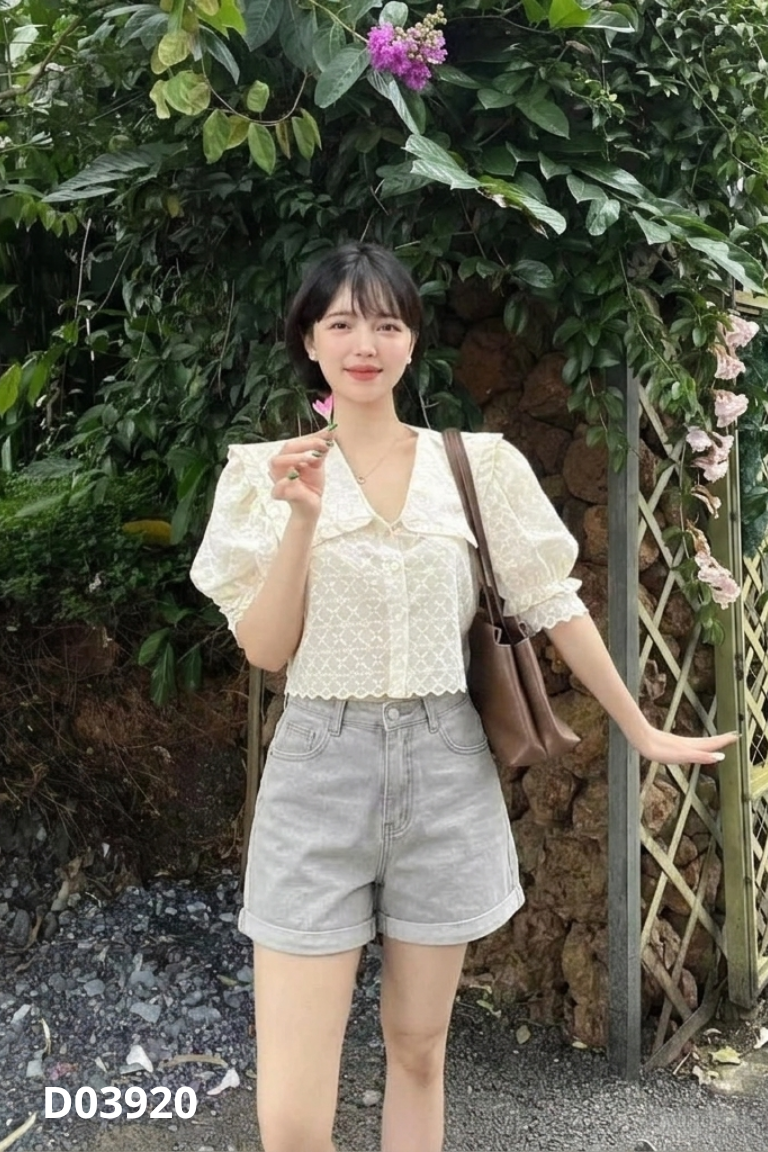 Quần jean URATV xám xanh