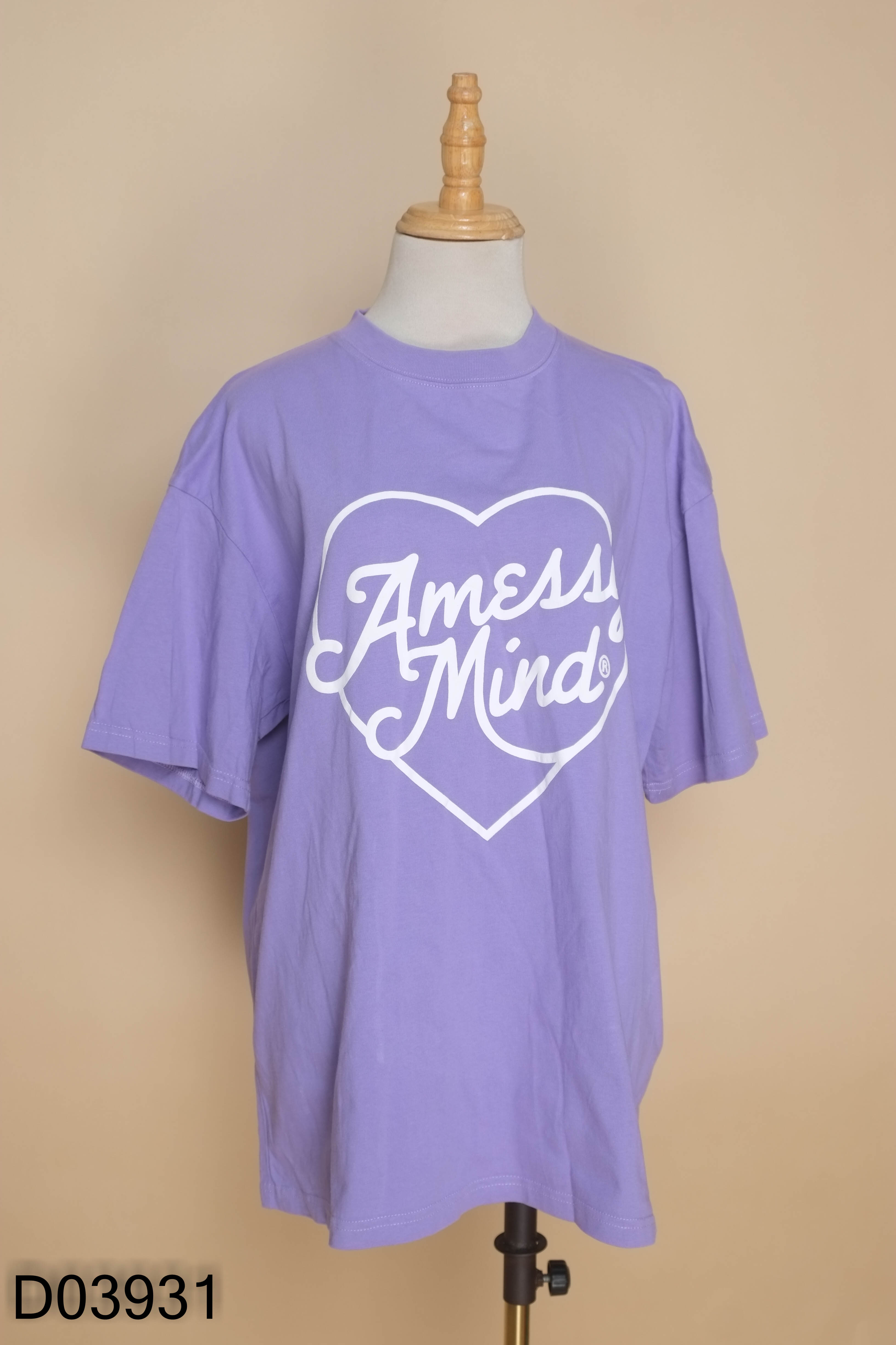 Áo tím AMESSY MIND in chữ
