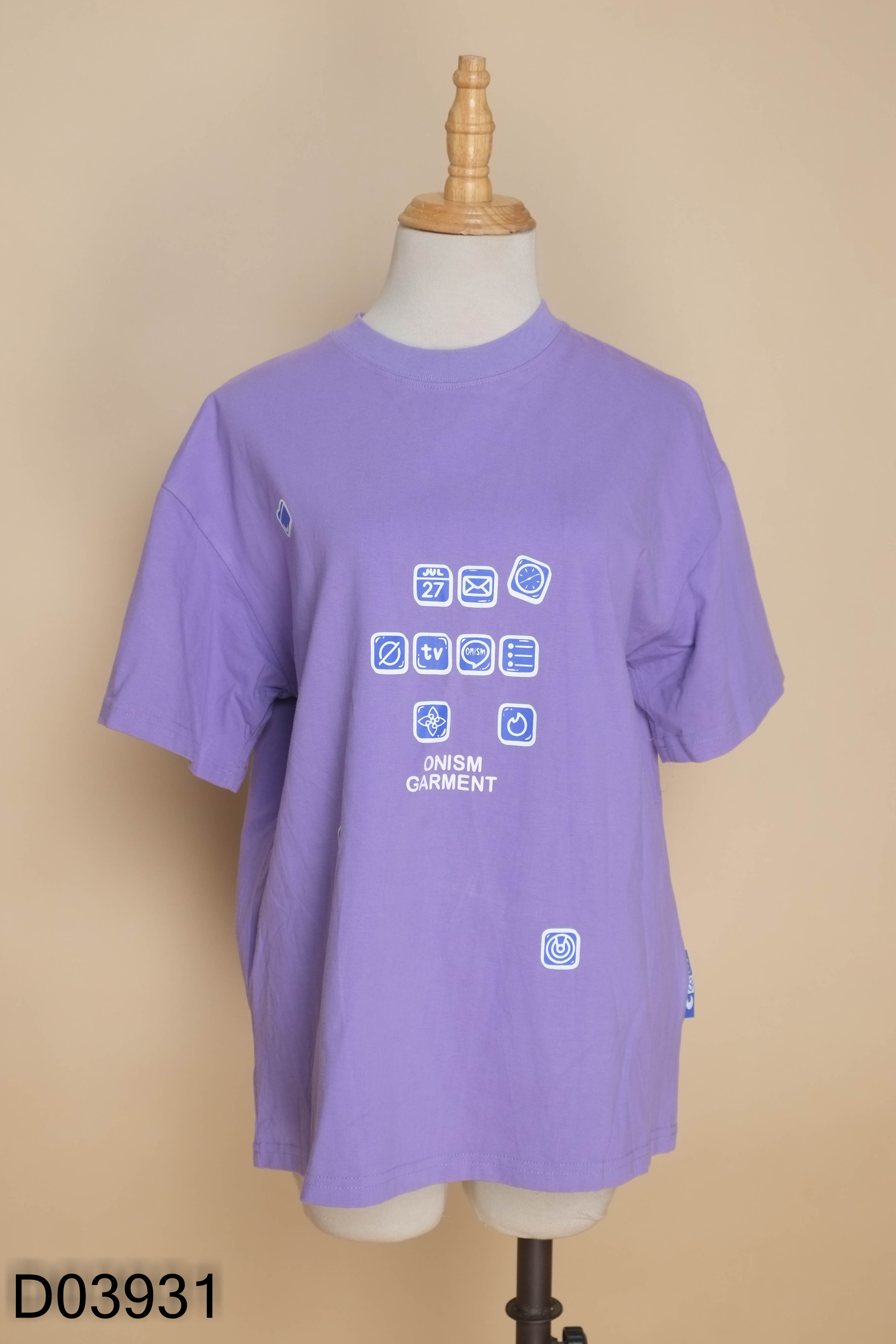 Áo tím ONISM GARMENT in hình