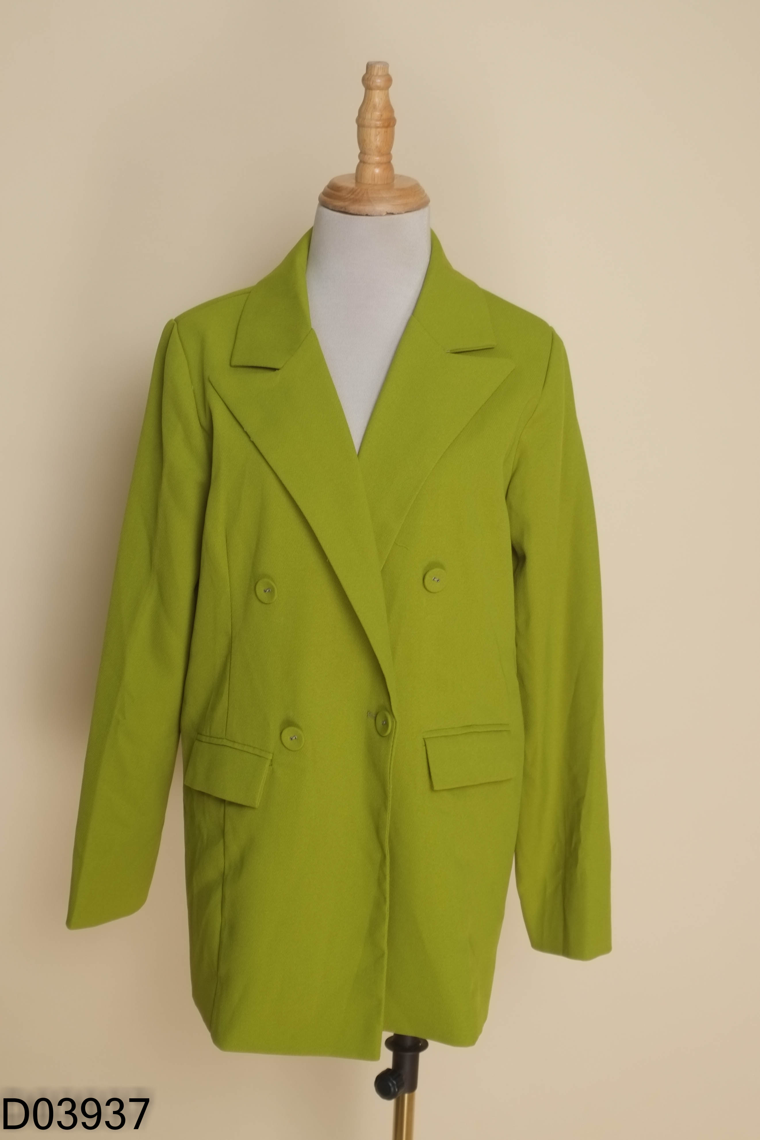 Áo vest xanh mạ trơn