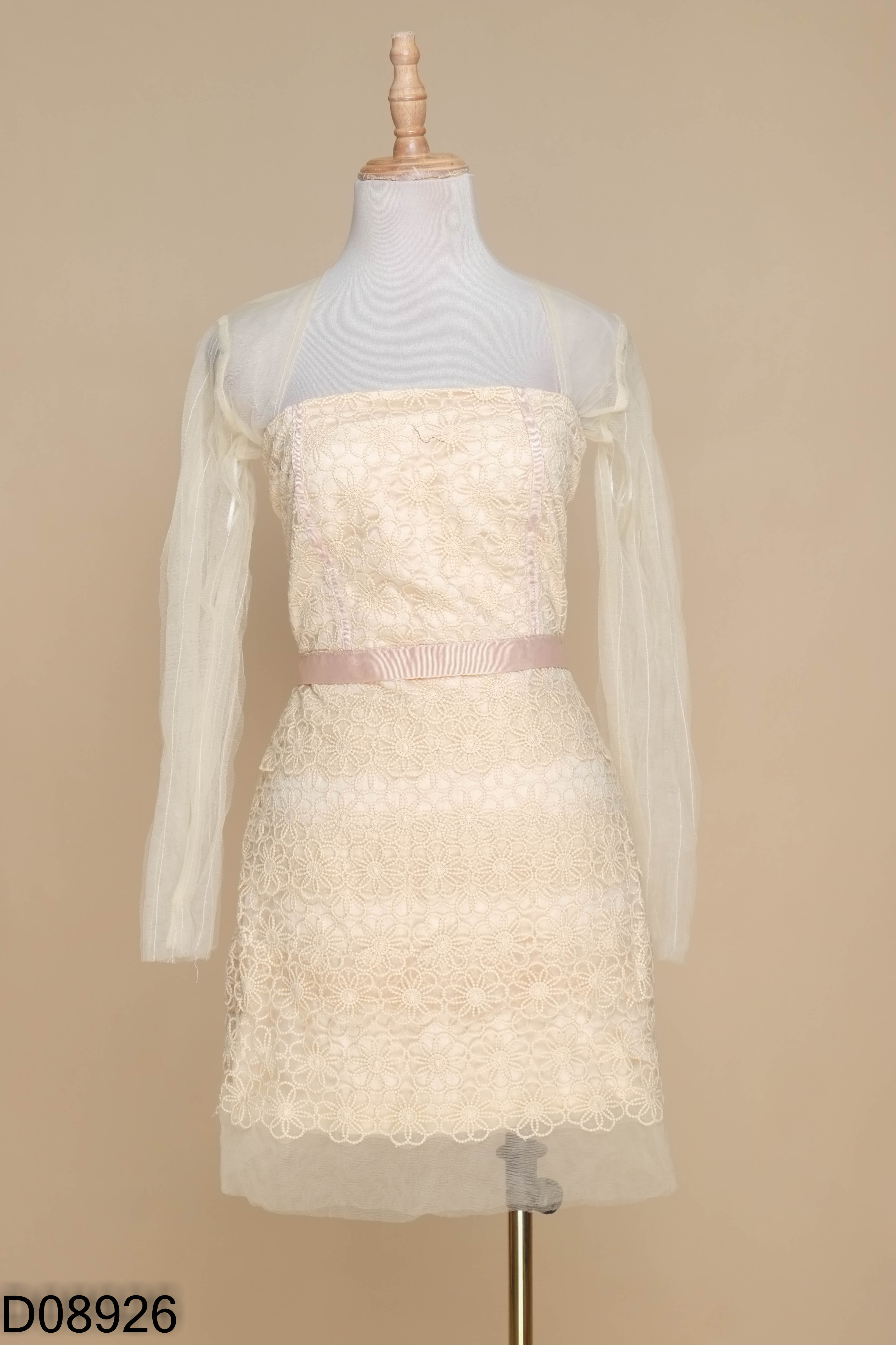 Váy be phối lưới ren VIVIDRESS