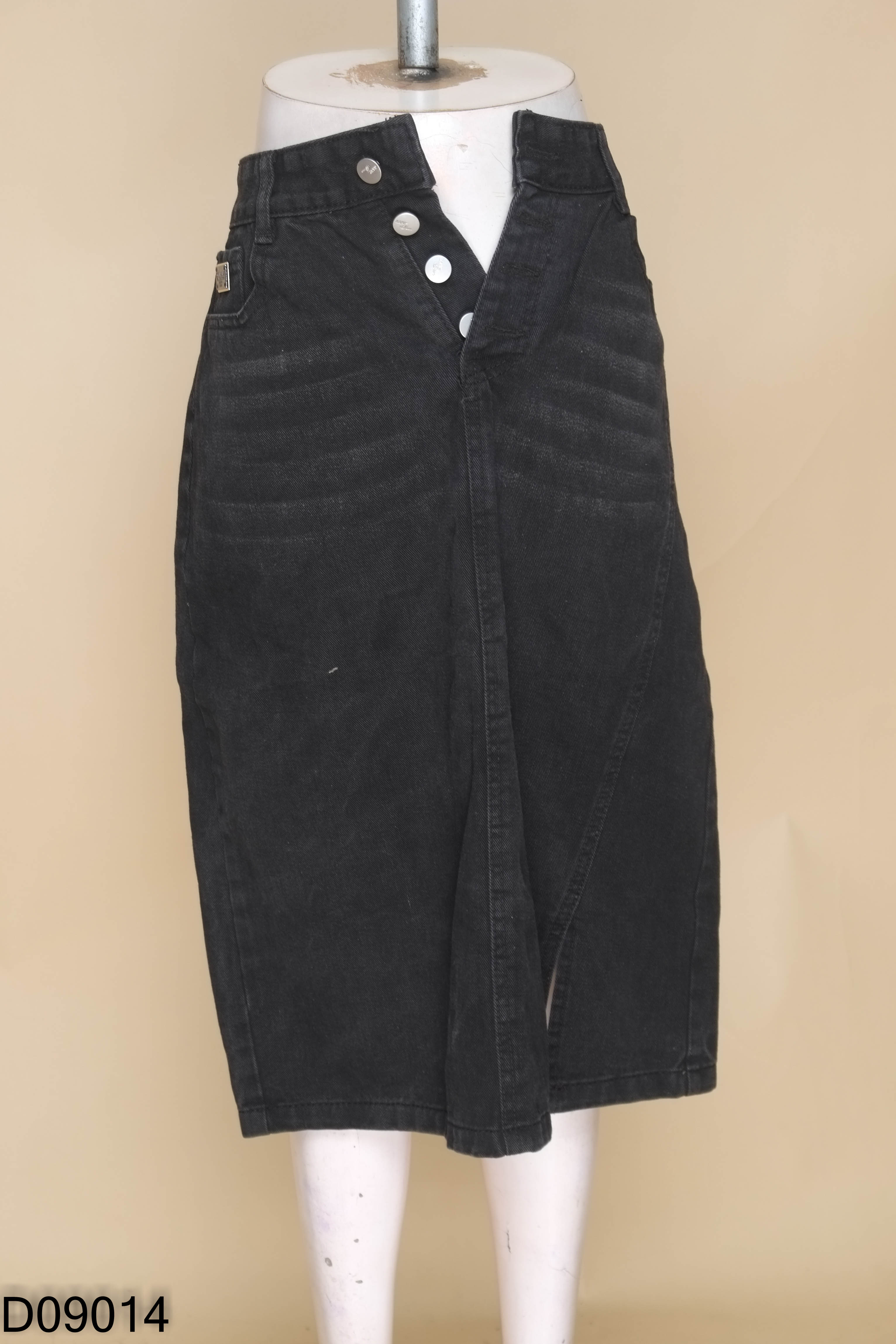 NEW Chân váy jeans đen