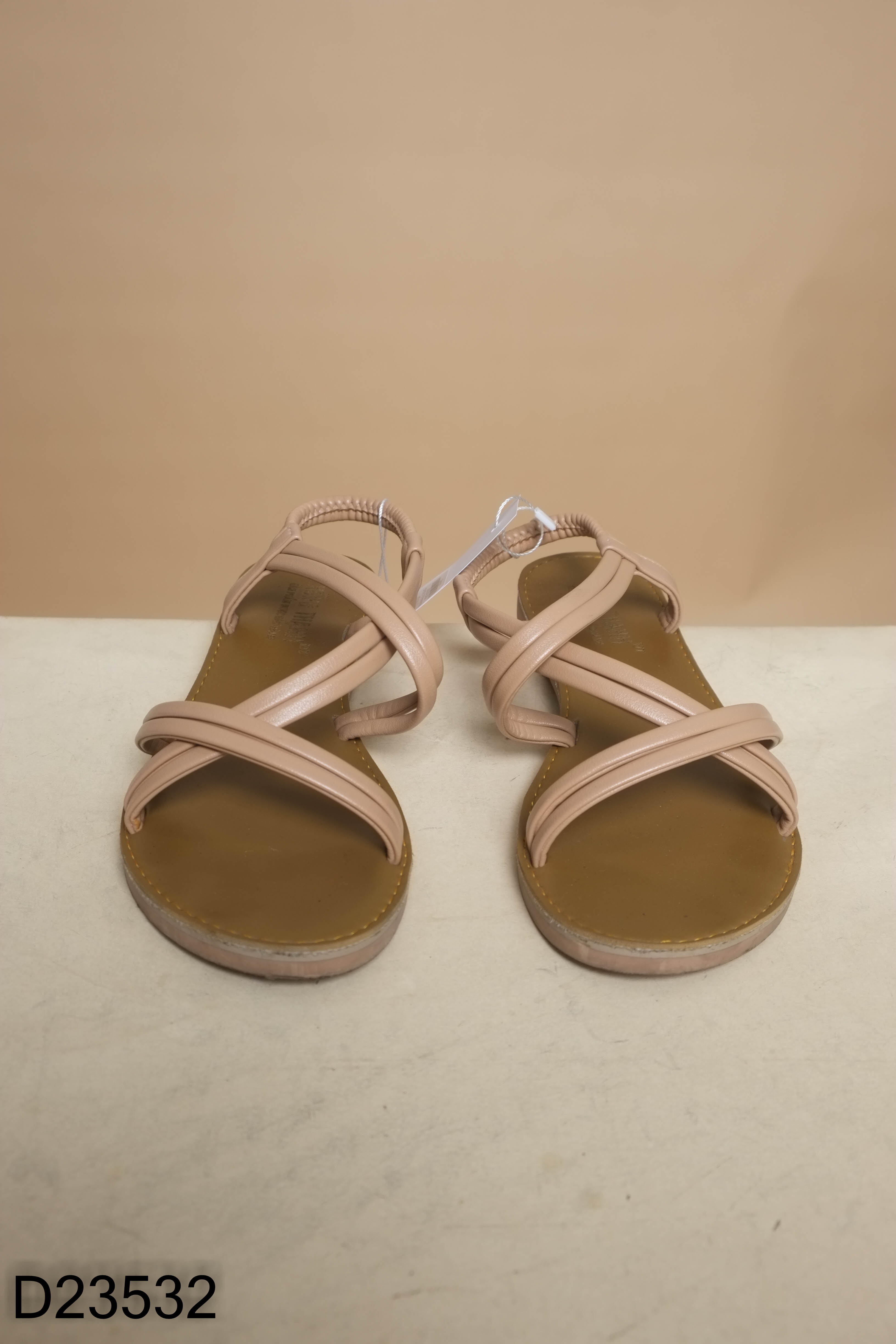 Sandals nâu phối quai