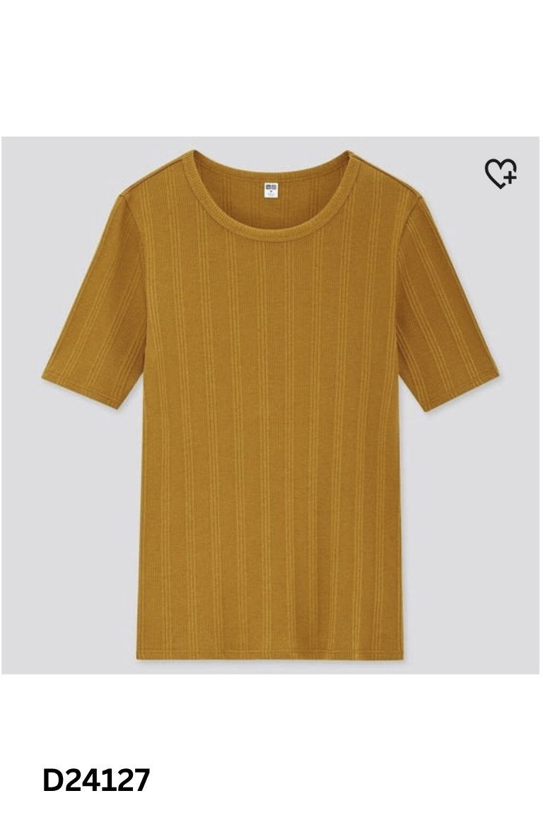 Áo UNIQLO nâu gân