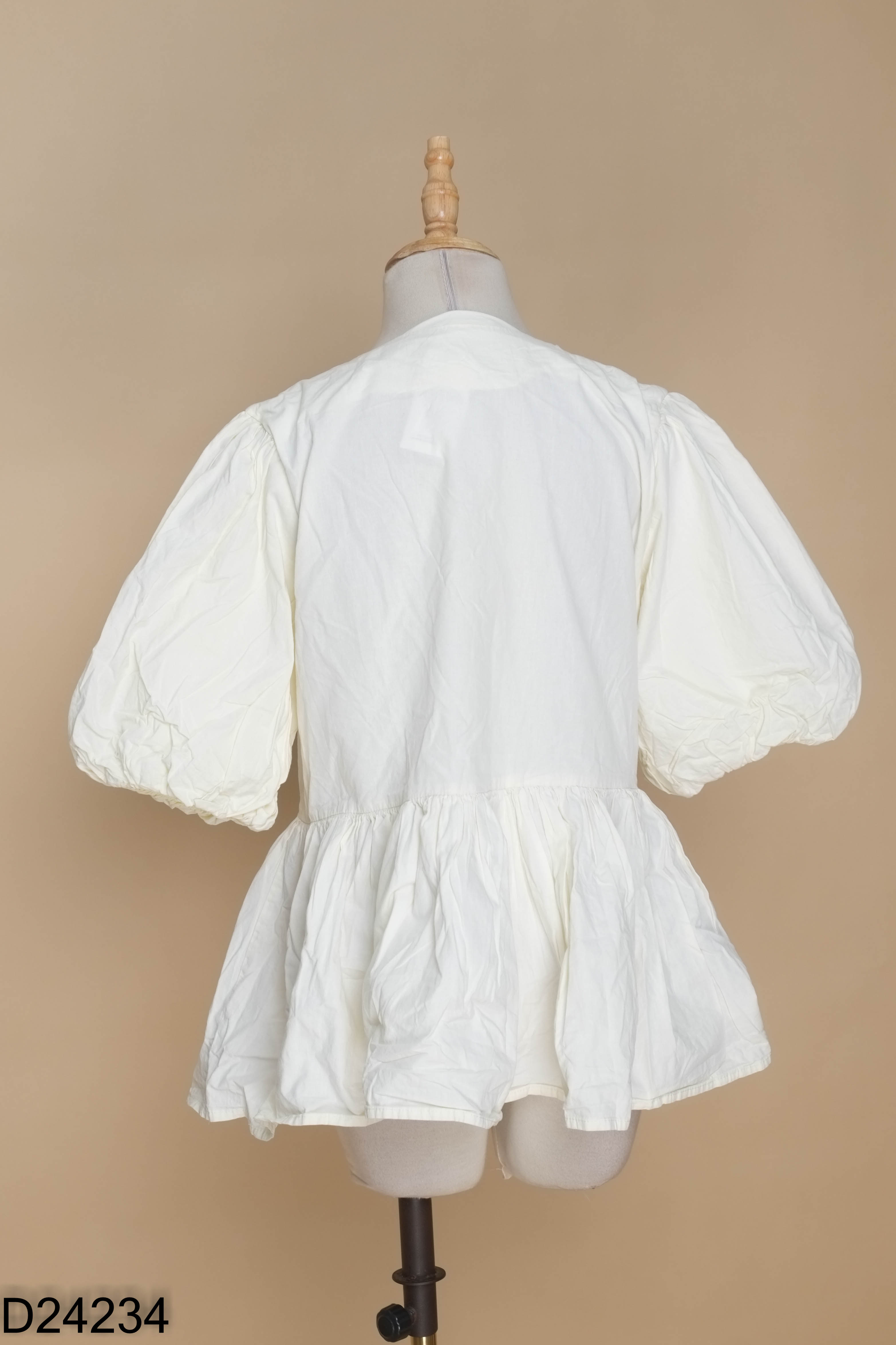 Áo babydoll vàng pastel SOMS