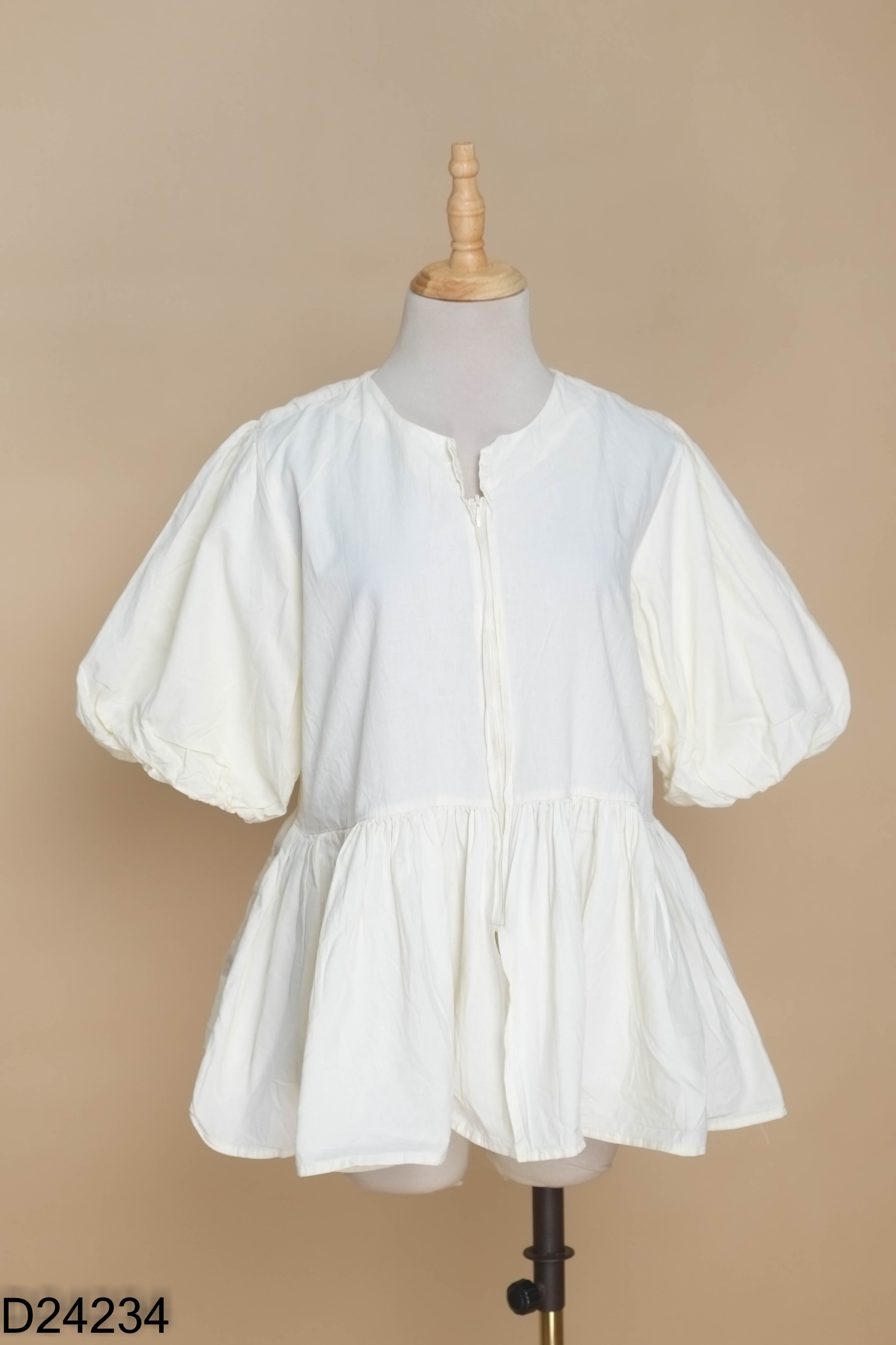 Áo babydoll vàng pastel SOMS