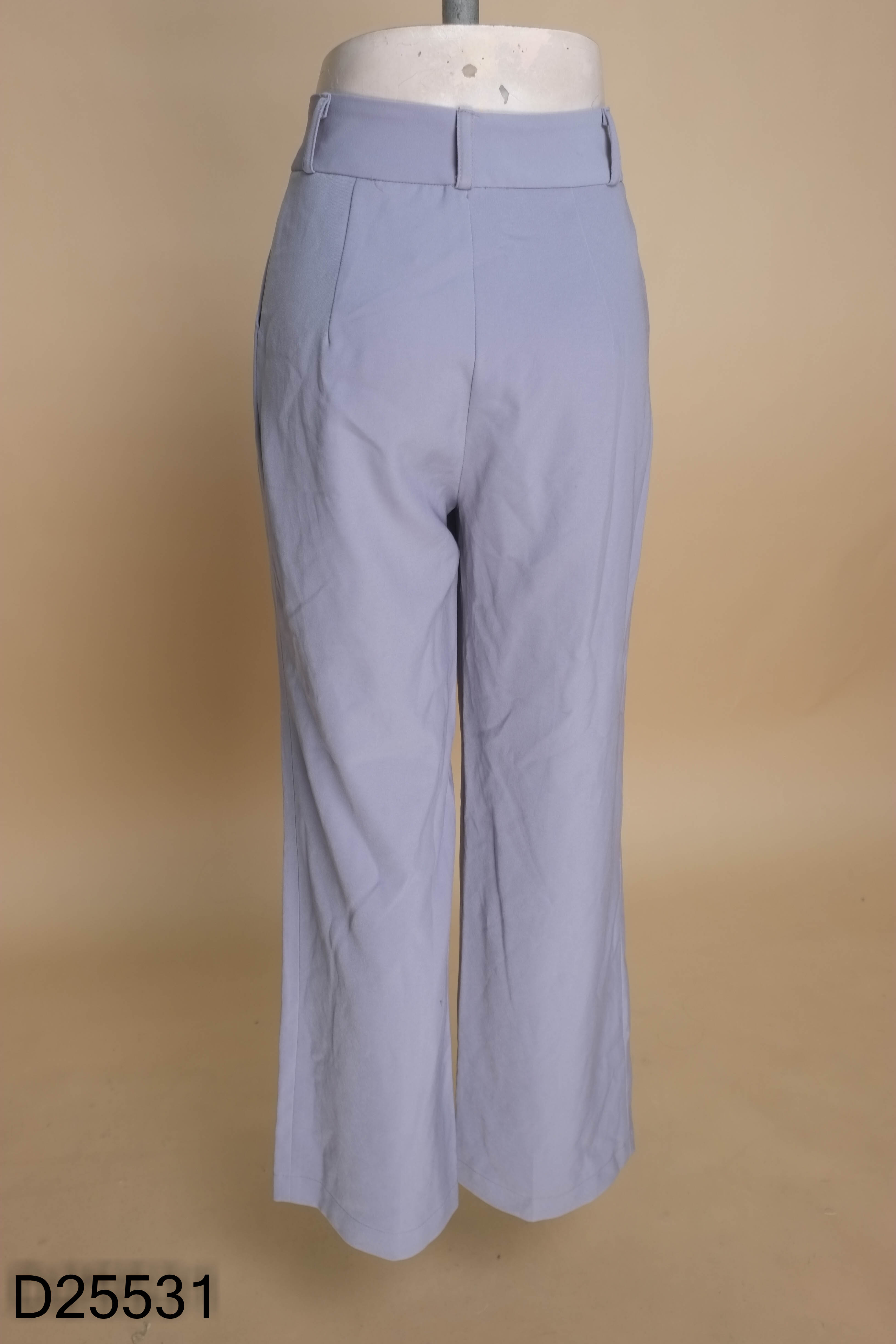 Quần LANA xám ống suông