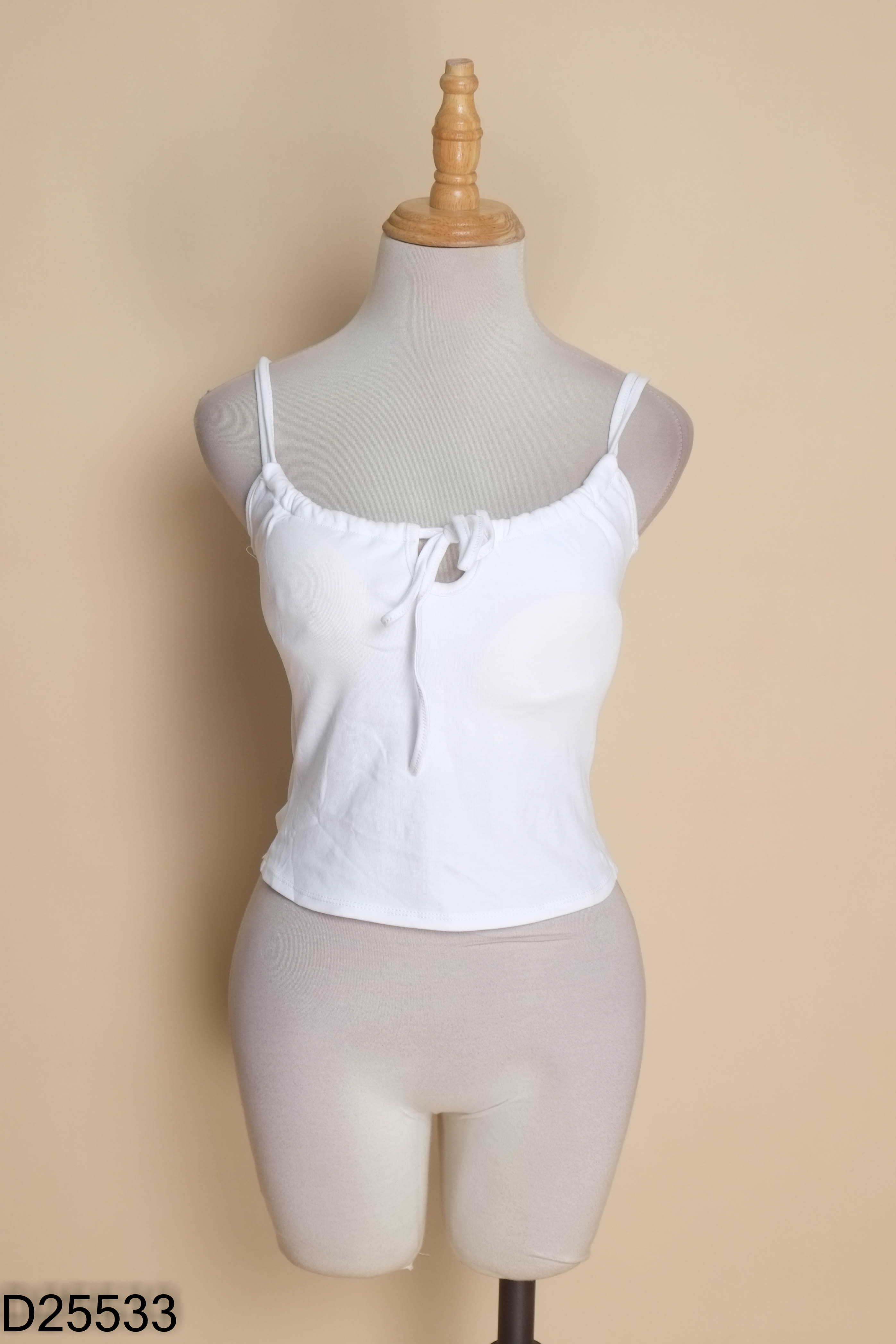 Áo trắng ANNHIEN croptop hai dây