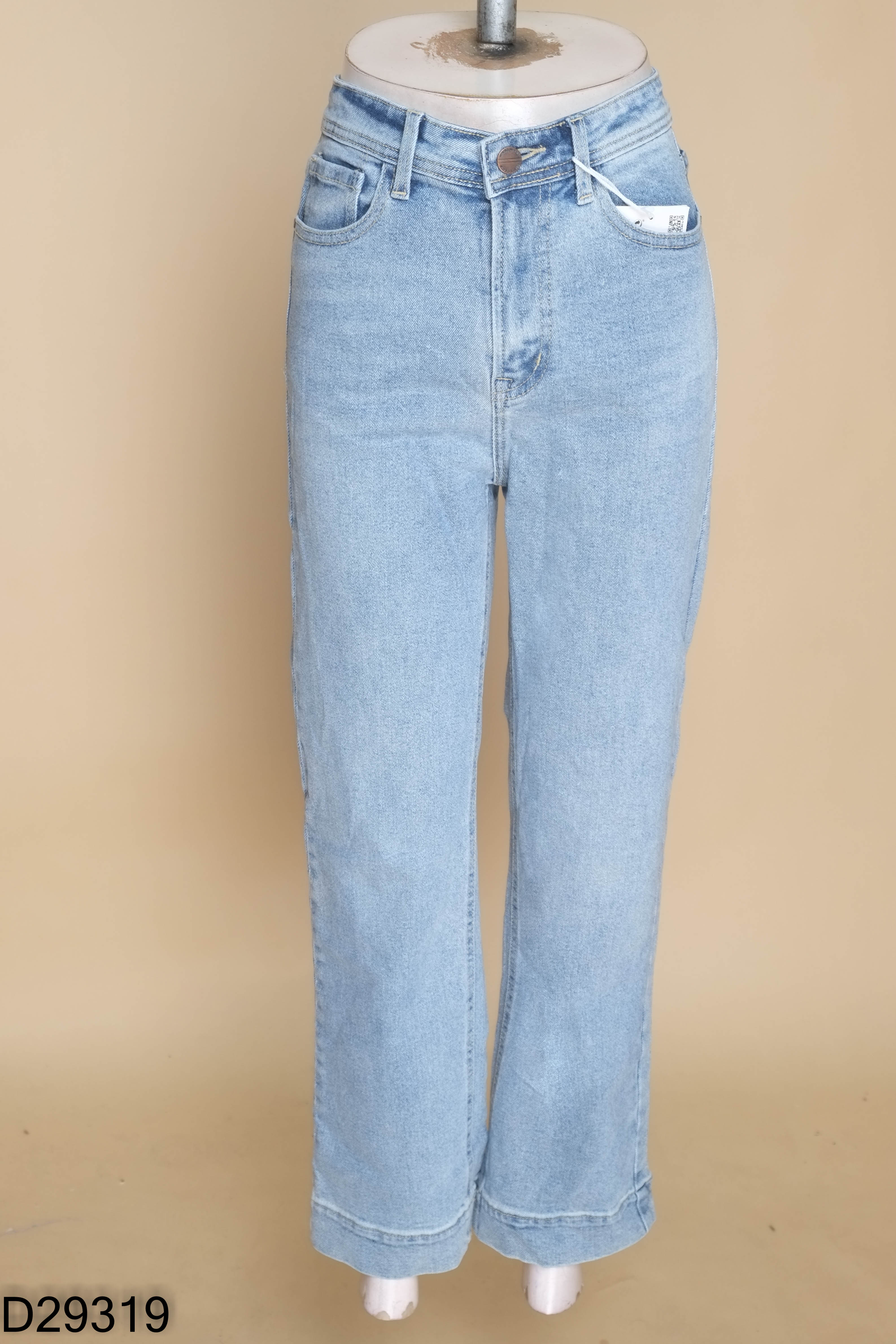D2931910306-NEWTAG Quần jeans xanh nhạt