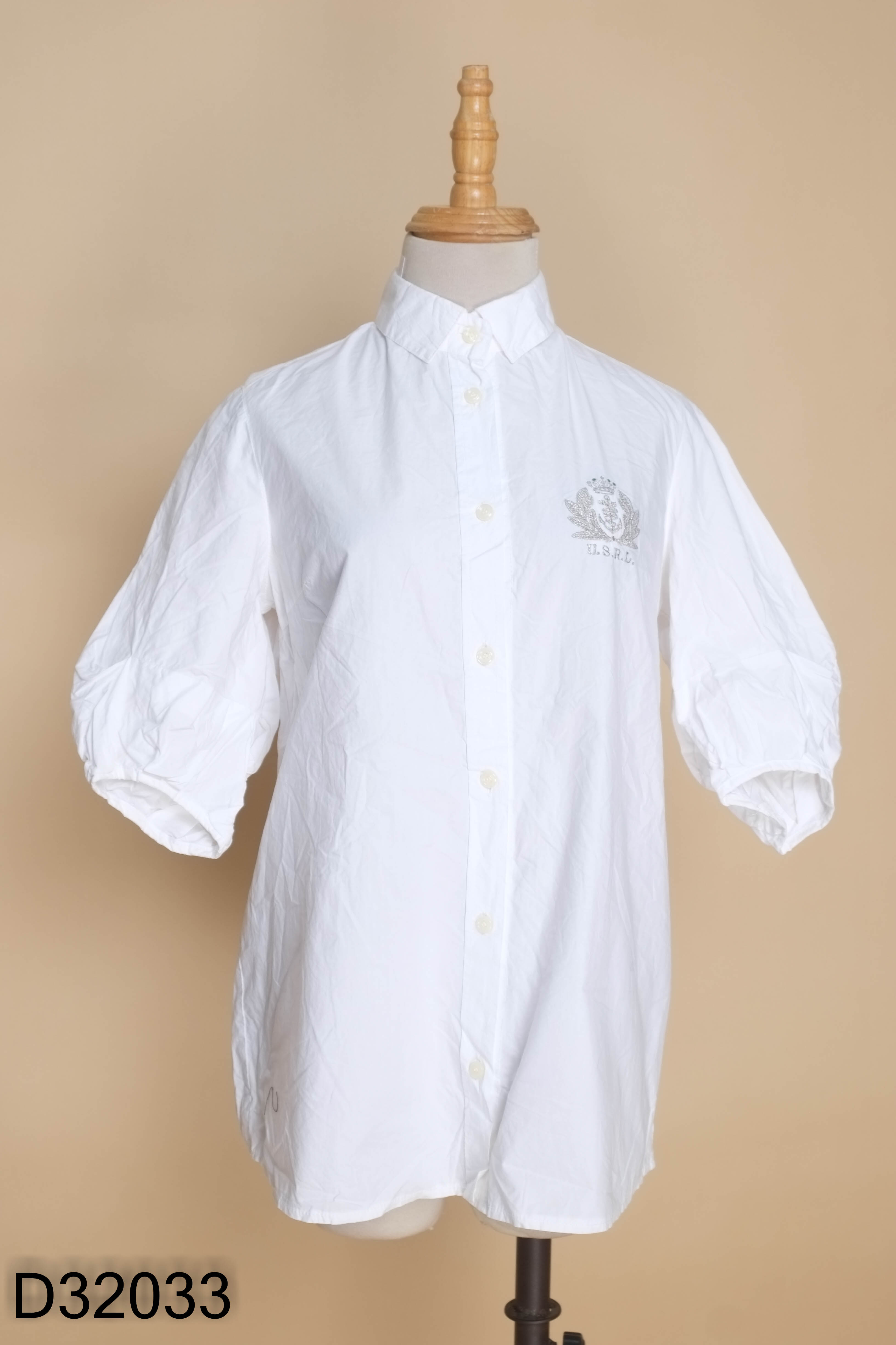 Áo sơ mi trắng ADDDRESS thêu logo
