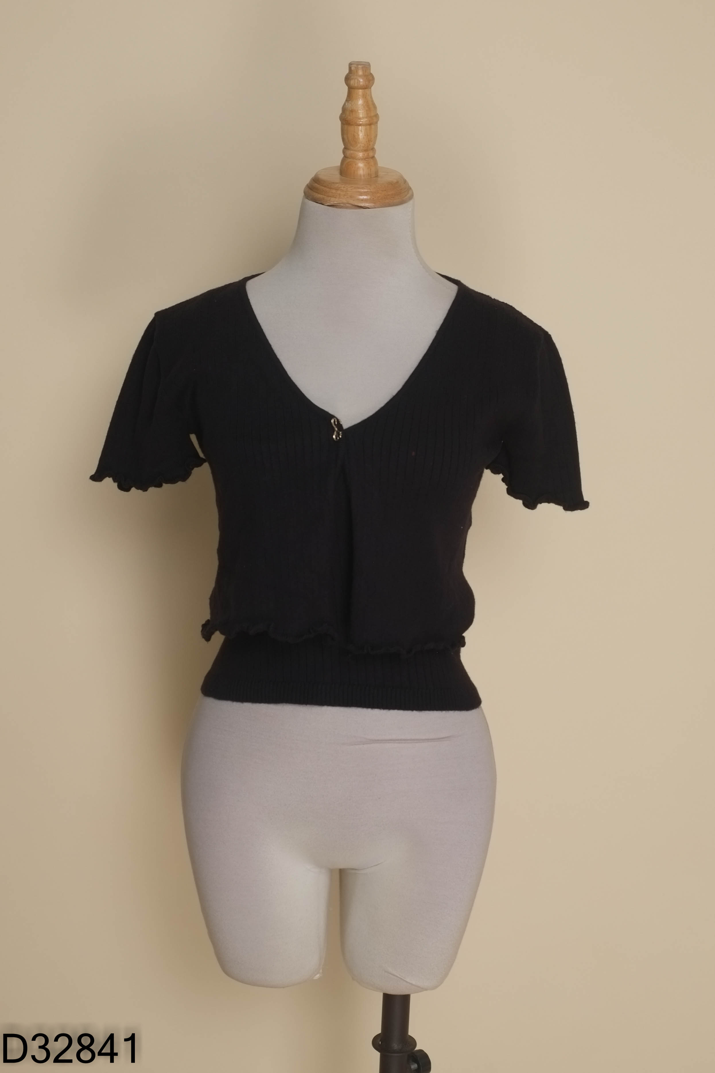 Set Áo croptop đen TINGOAN + Áo 2 dây