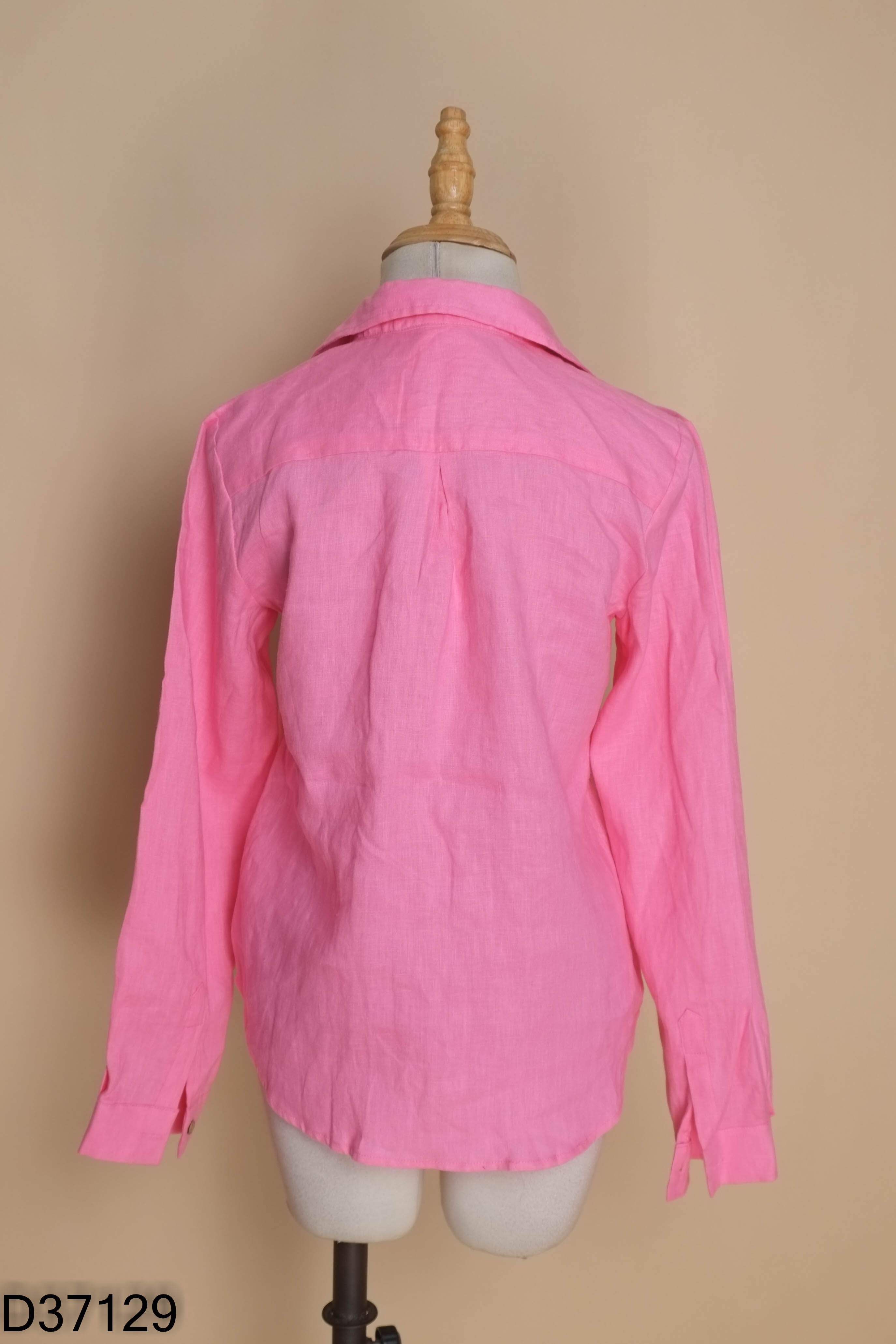 NEWTAG Áo sơ mi linen hồng