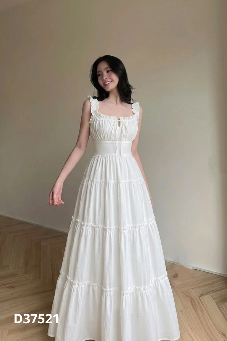 Váy maxi be JEACE STUDIO hai dây hở lưng