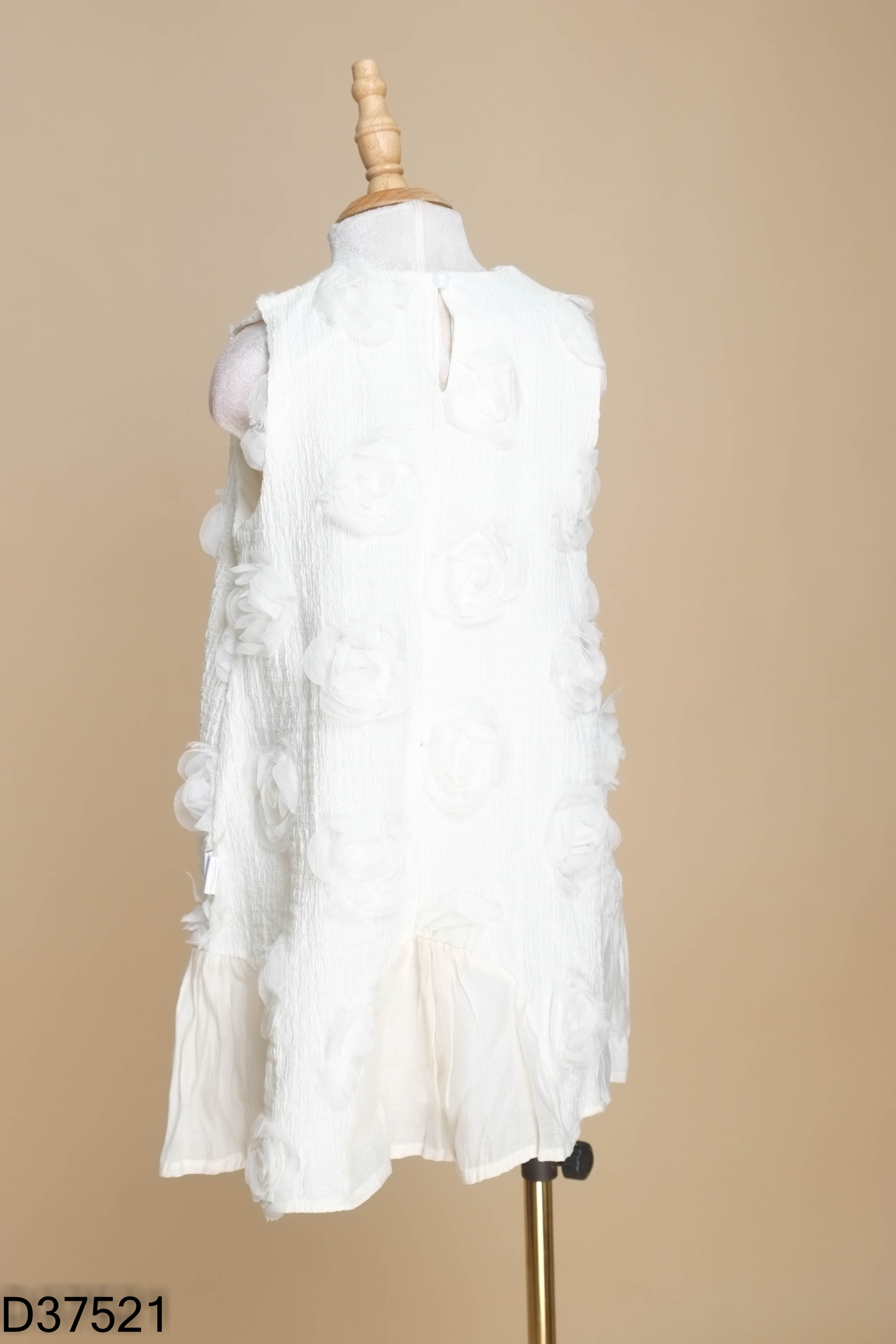 Váy babydoll be sát nách họa tiết KIDS