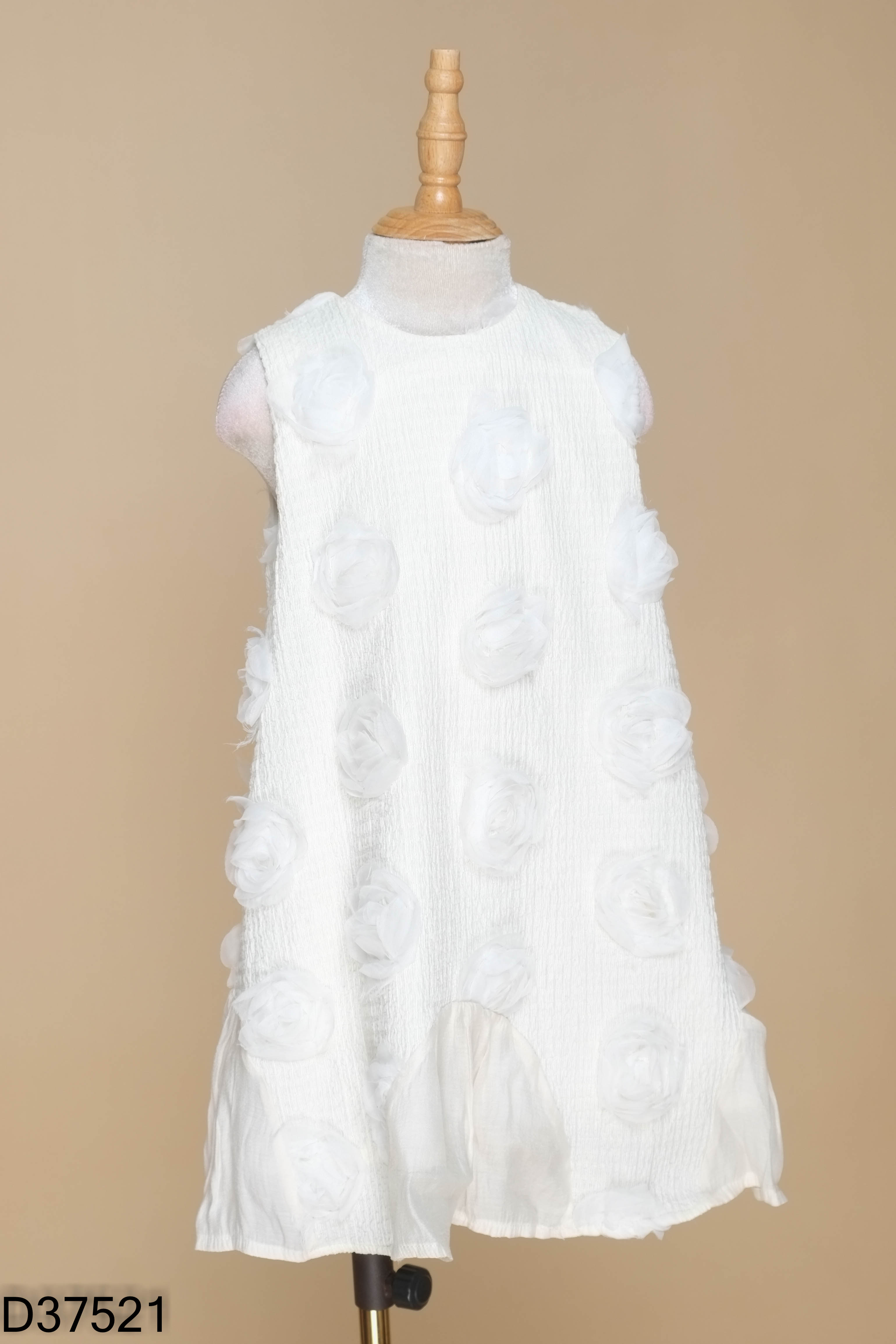 Váy babydoll be sát nách họa tiết KIDS