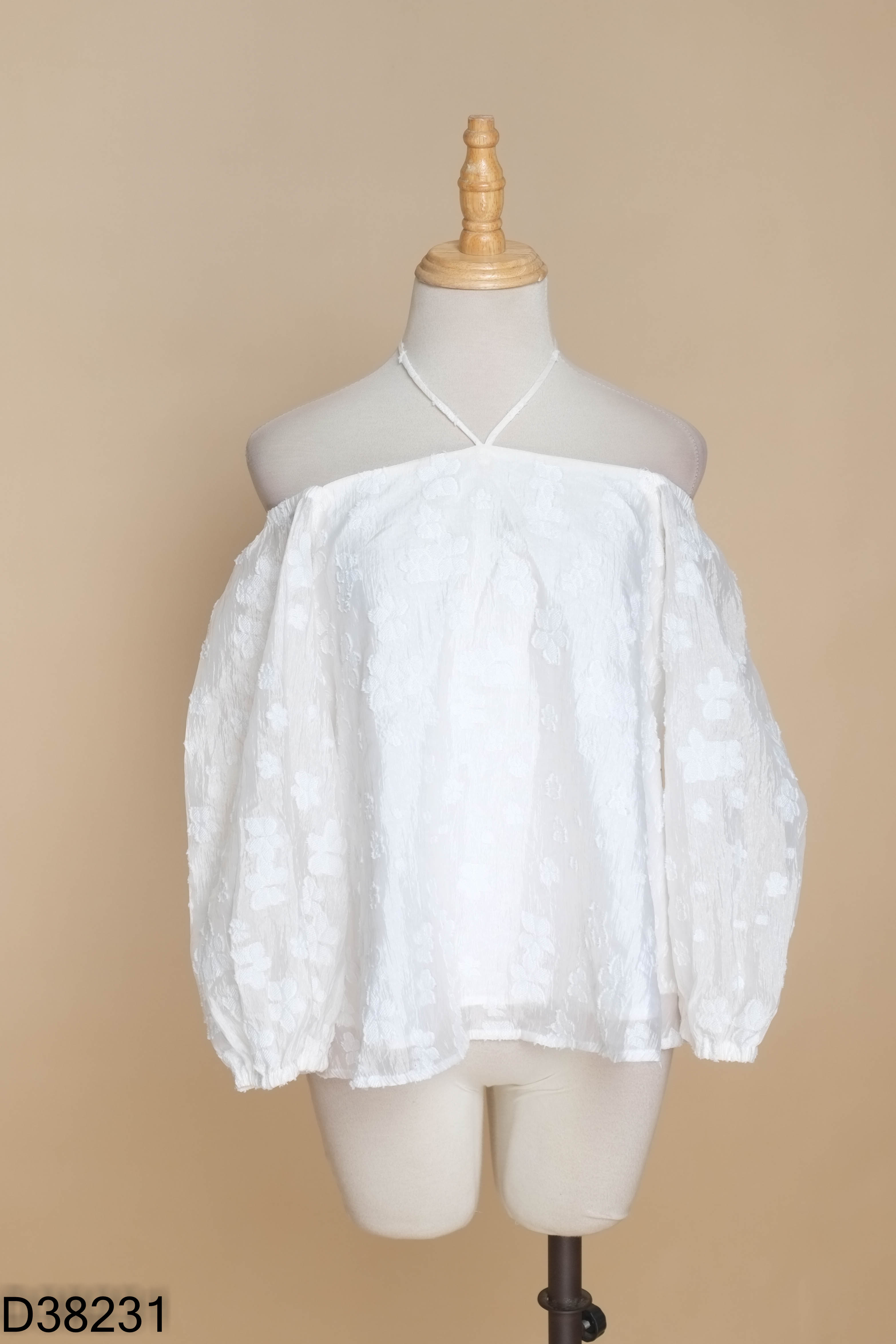 Áo trắng DAISY dập hoa