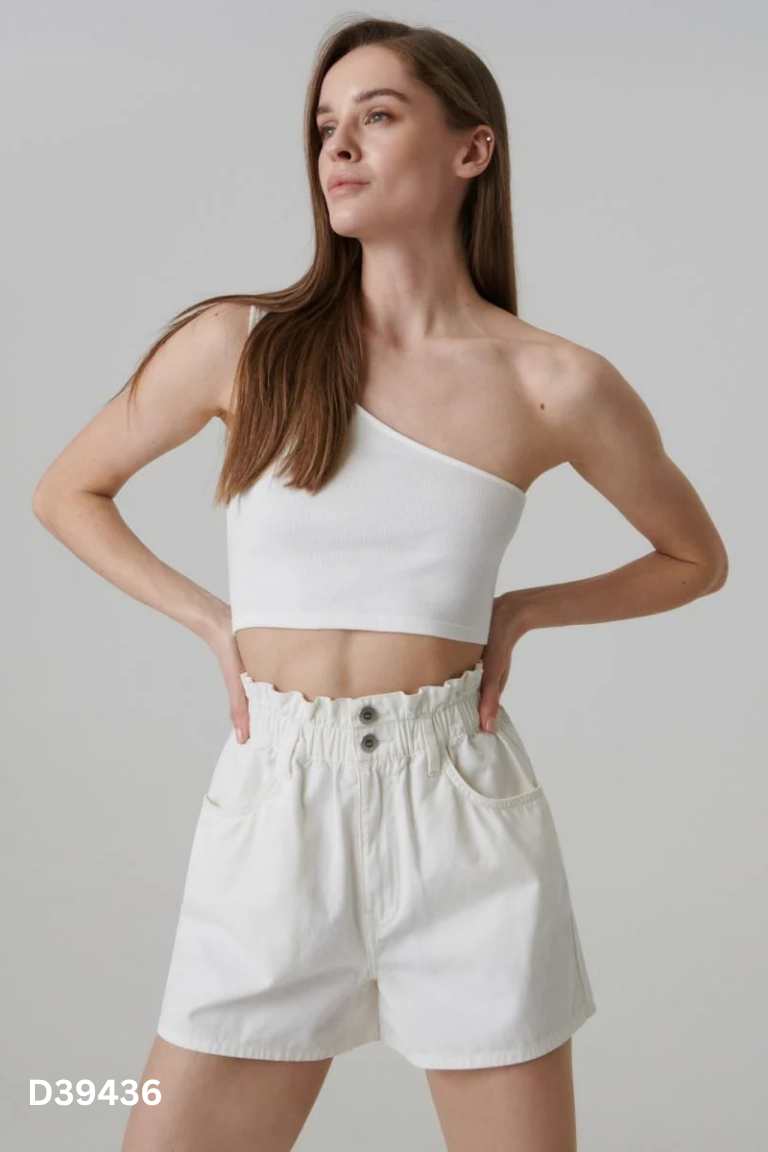 Quần shorts SINSAY jeans trắng