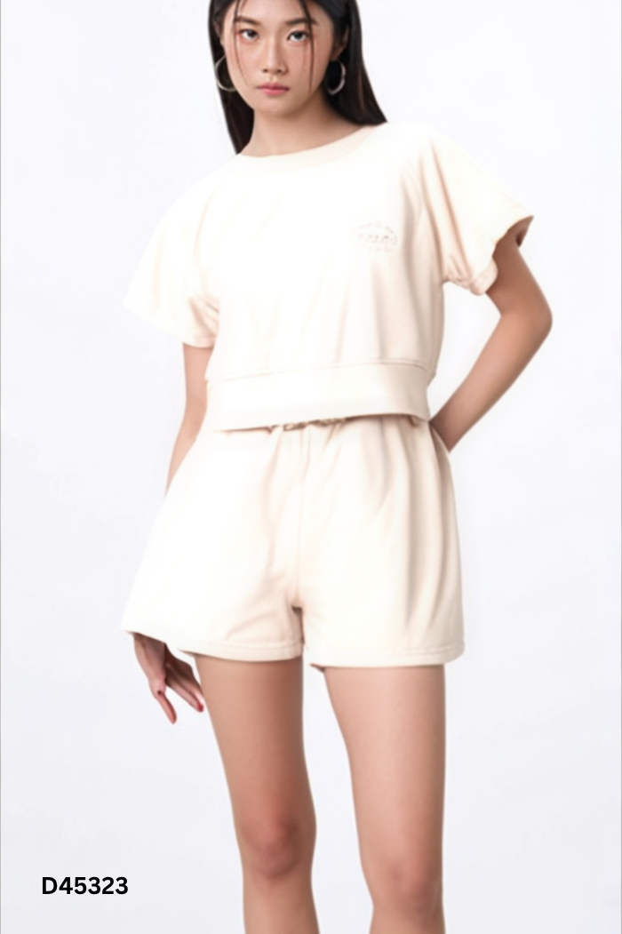 SET Áo + quần short be trơn