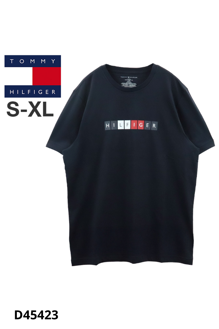 Áo đen TOMMY HILFIGER in chữ (cắt tag)