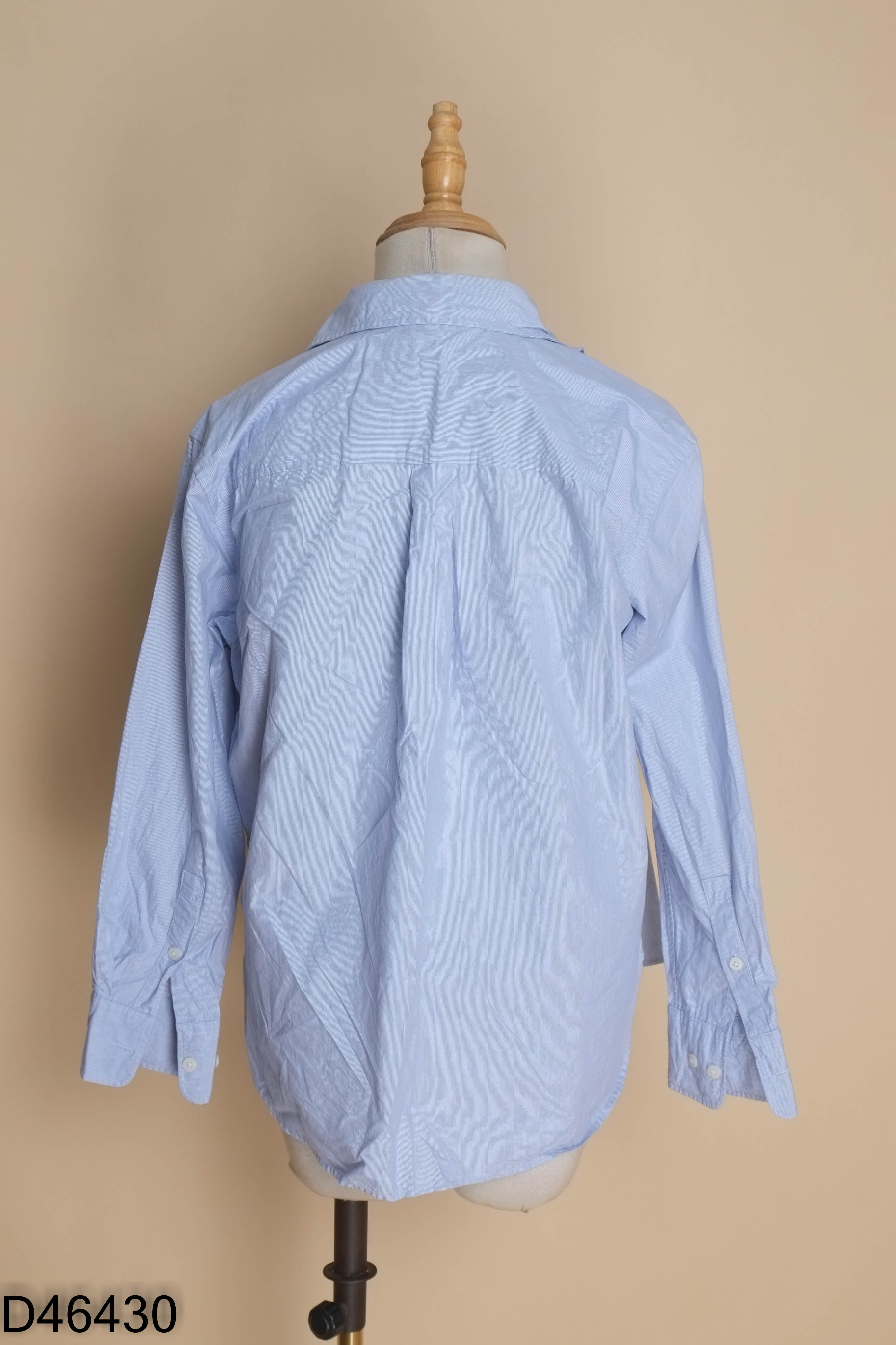 Áo sơ mi UNIQLO xanh kẻ